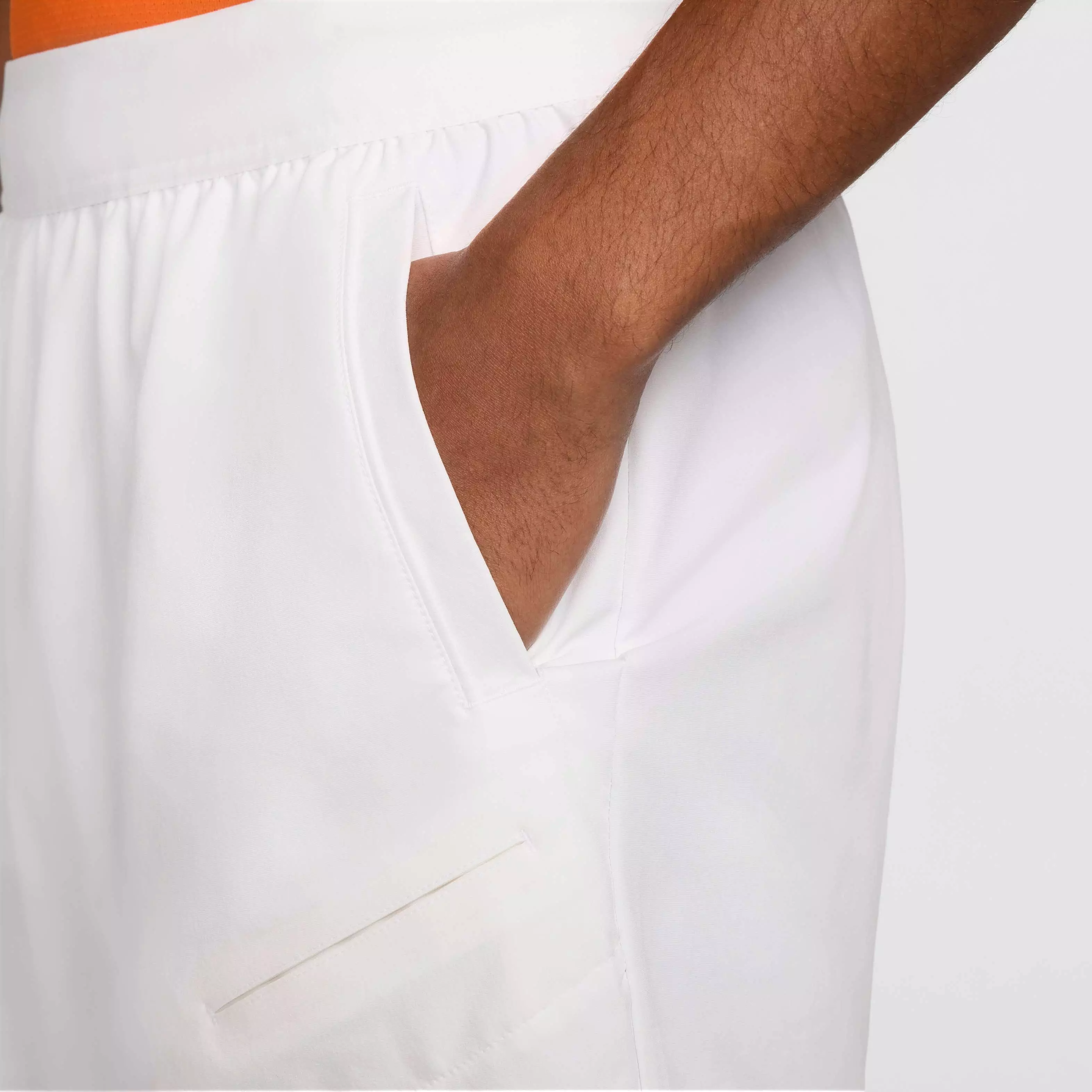 NikeCourt Men's Advantage Dri-FIT 6" Tennis Shorts - WHITE
