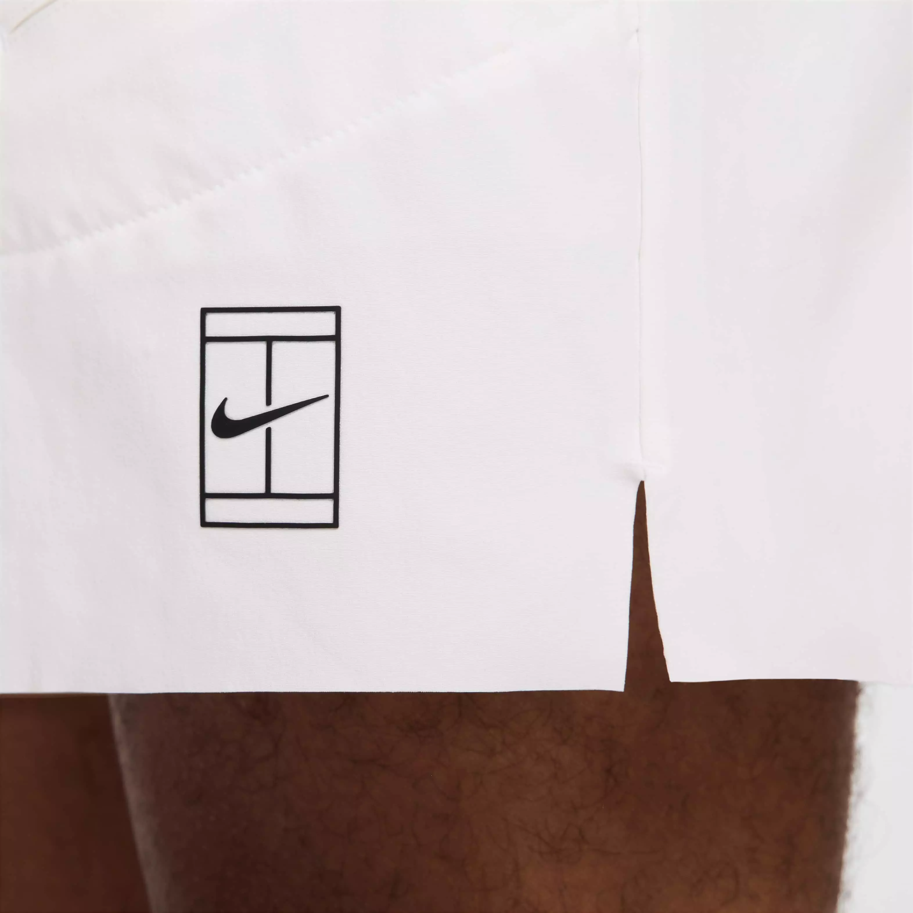 NikeCourt Men's Advantage Dri-FIT 6" Tennis Shorts - WHITE