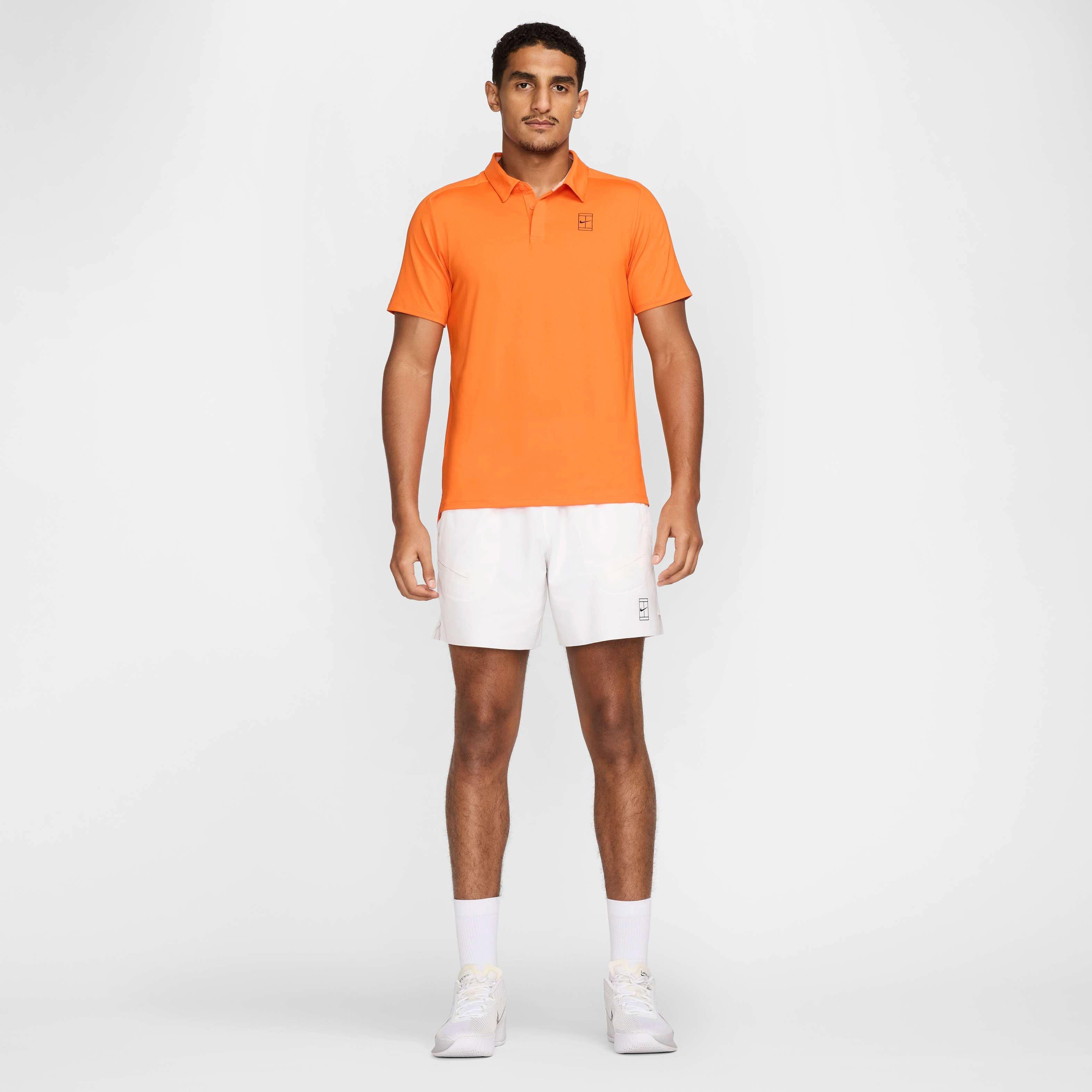 NikeCourt Men's Advantage Dri-FIT 6" Tennis Shorts - WHITE Thumbnail View 7