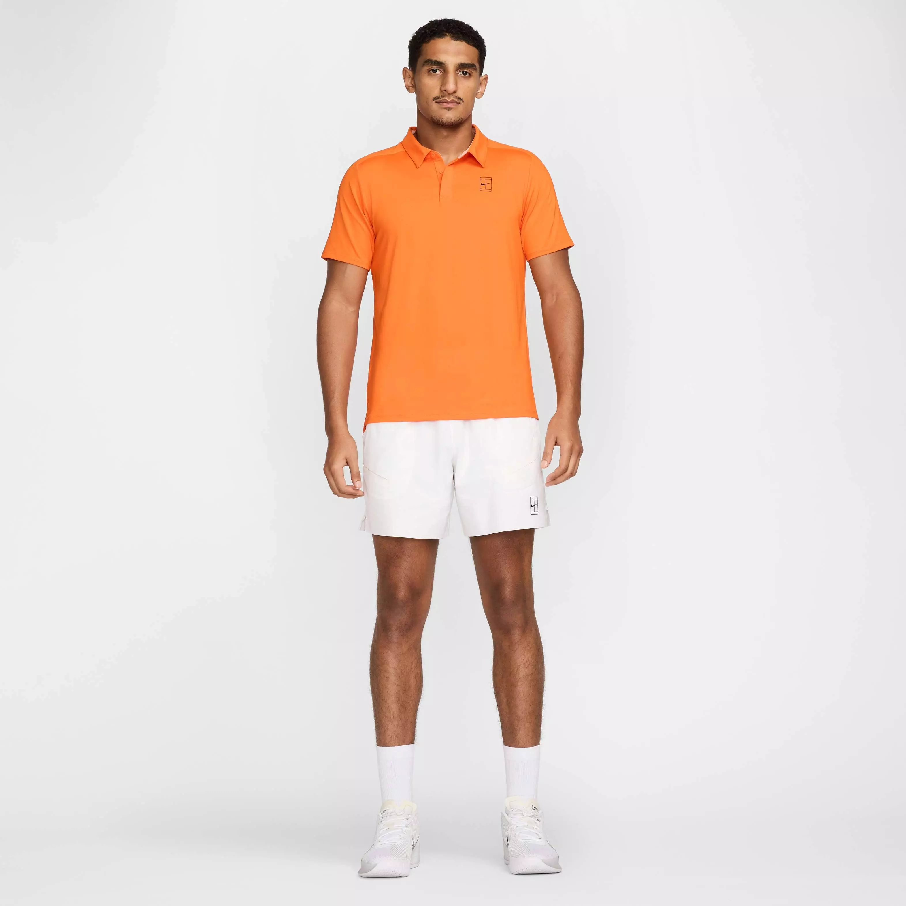 NikeCourt Men's Advantage Dri-FIT 6" Tennis Shorts - WHITE
