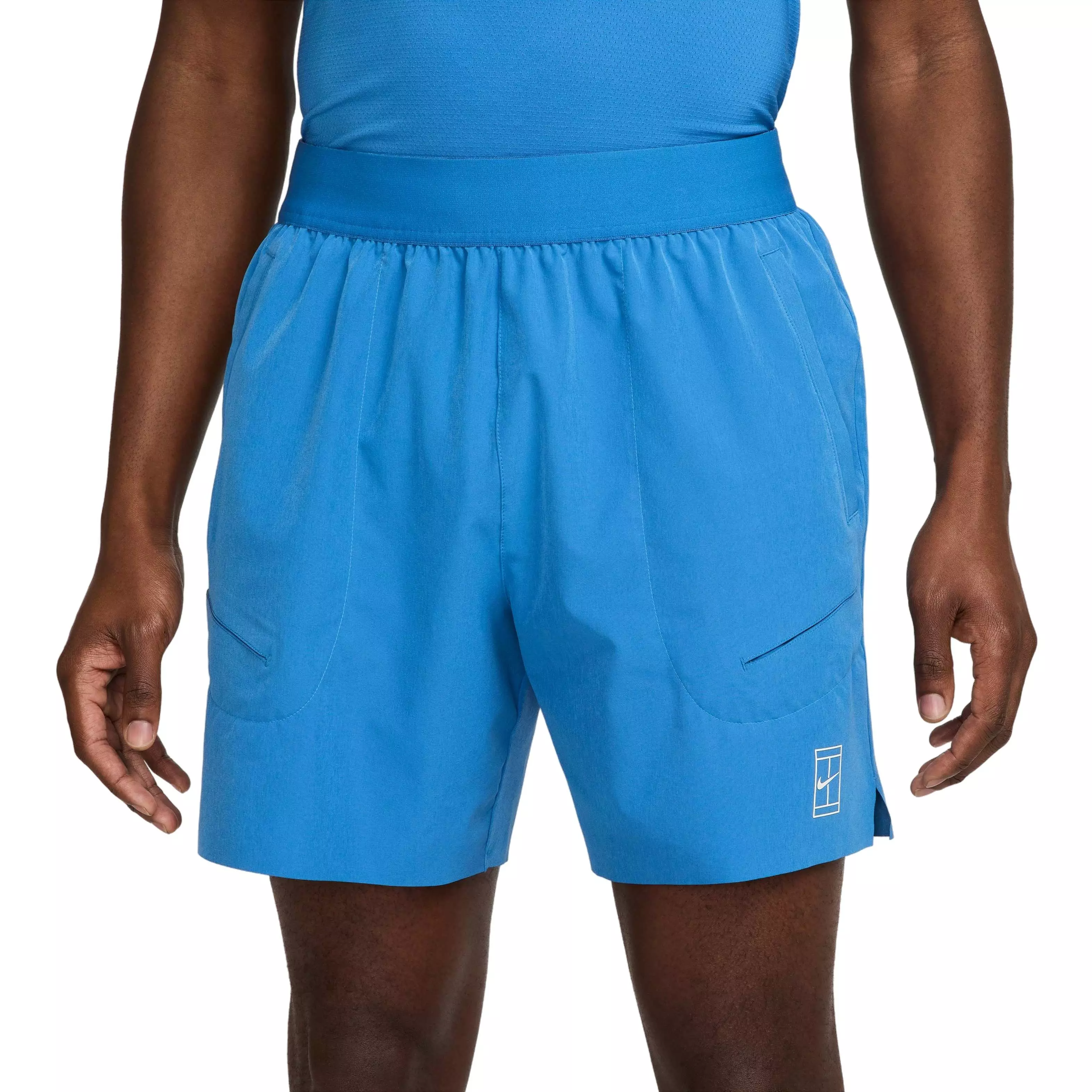 NikeCourt Men's Advantage Dri-FIT 6" Tennis Shorts - BLUE
