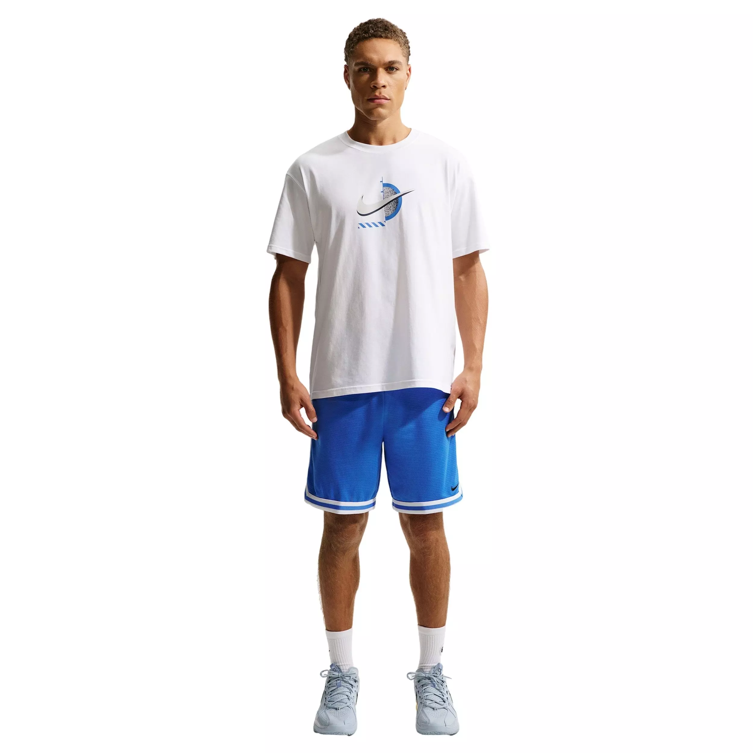 Nike Men's DNA Dri-FIT 8" Basketball Shorts - Blue - BLUE