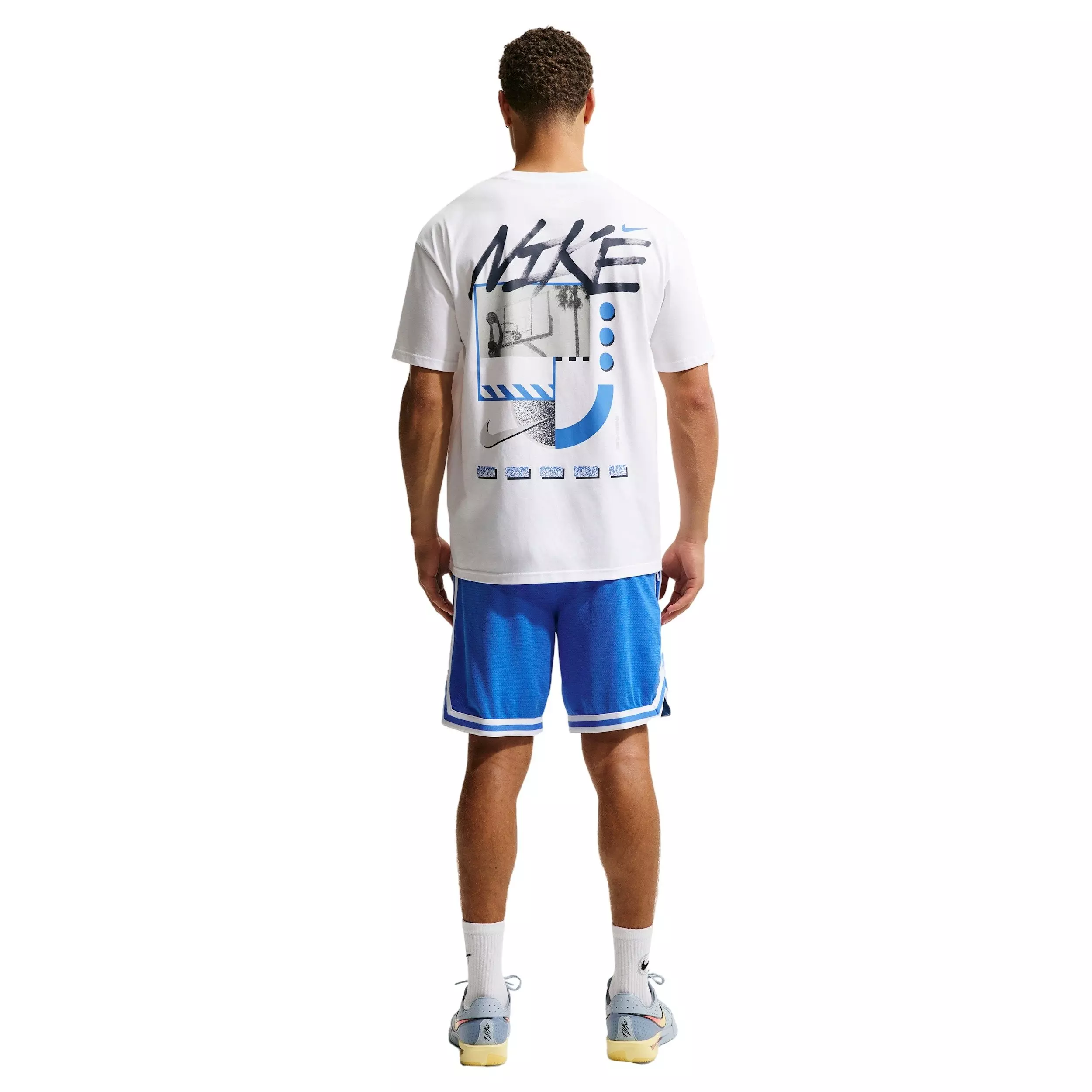 Nike Men's DNA Dri-FIT 8" Basketball Shorts -Blue - BLUE