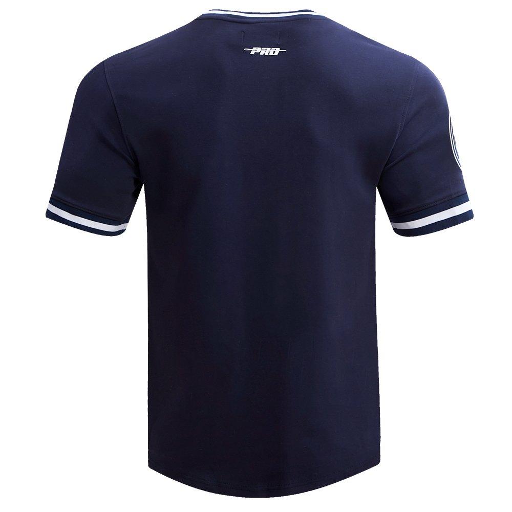 Pro Standard Men's MLB Chicago Cubs Retro Classic Double Knit Tee -Navy - NAVY Thumbnail View 2