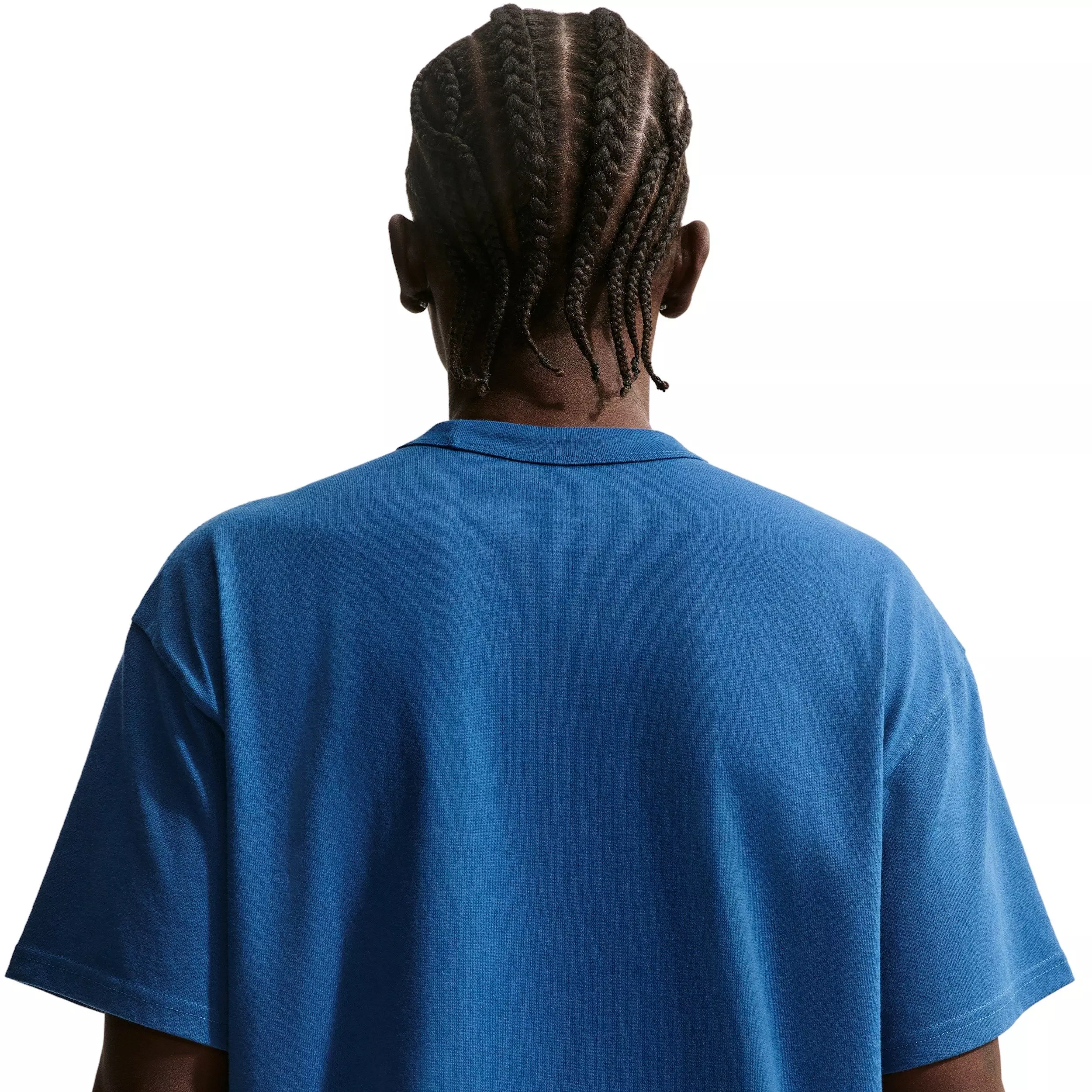 Nike Men's Sportswear Premium Essentials LSE T-Shirt - BLUE