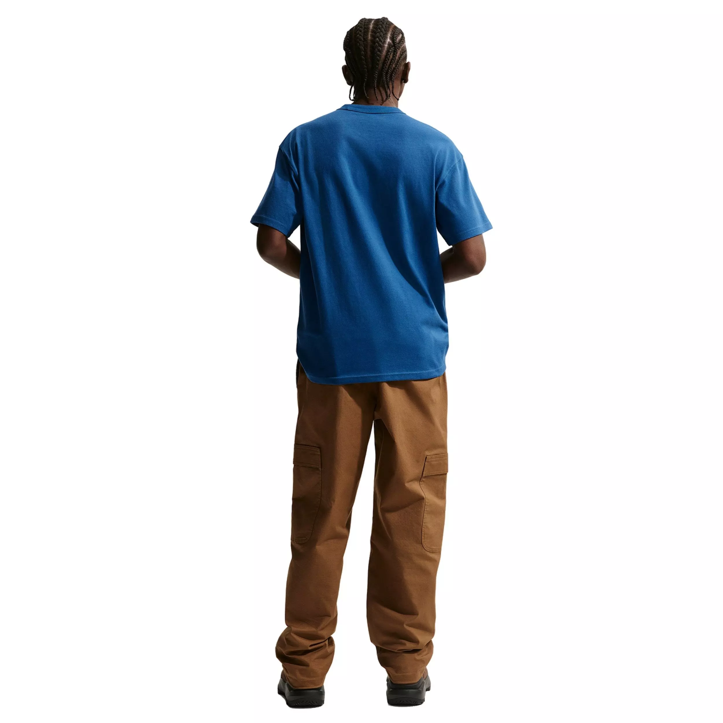 Nike Men's Sportswear Premium Essentials LSE T-Shirt - BLUE