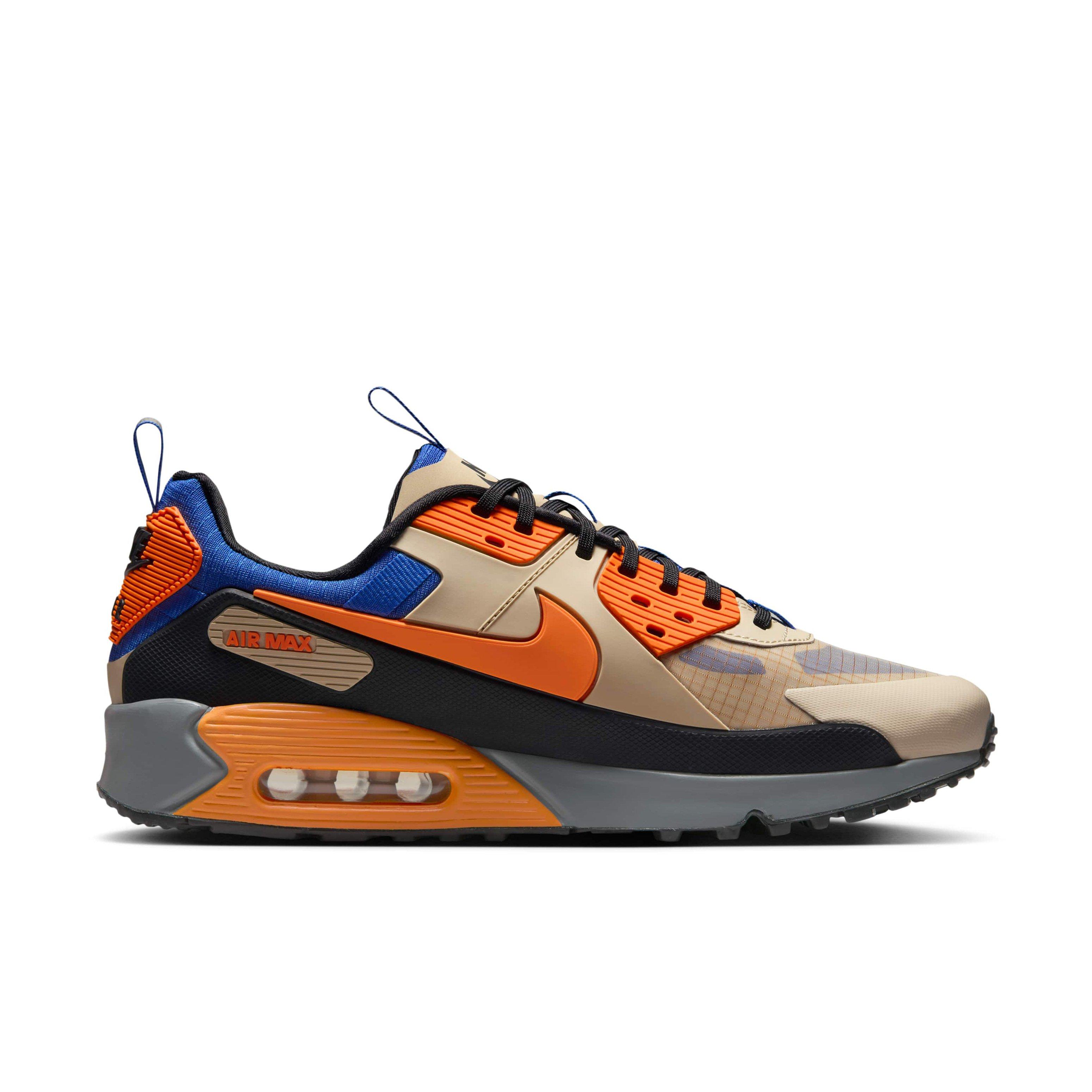 Nike Air Max 90 Drift "Rattan/Hyper Royal/Black/Bright Mandarin" Men's Shoe - RATTAN/ROYAL/BLACK/MANDARIN