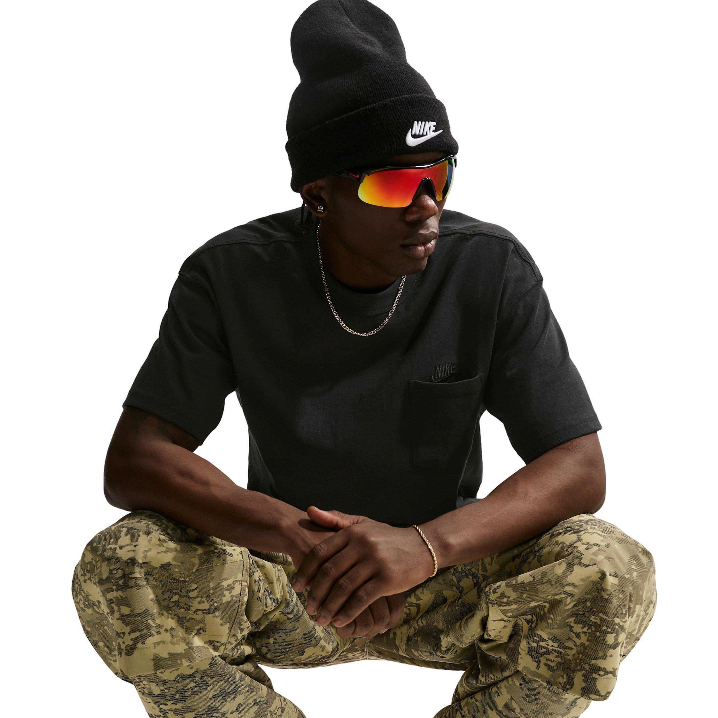 Nike Men's Sportswear LSE Premium Essentials T-Shirt - BLACK Thumbnail View 3