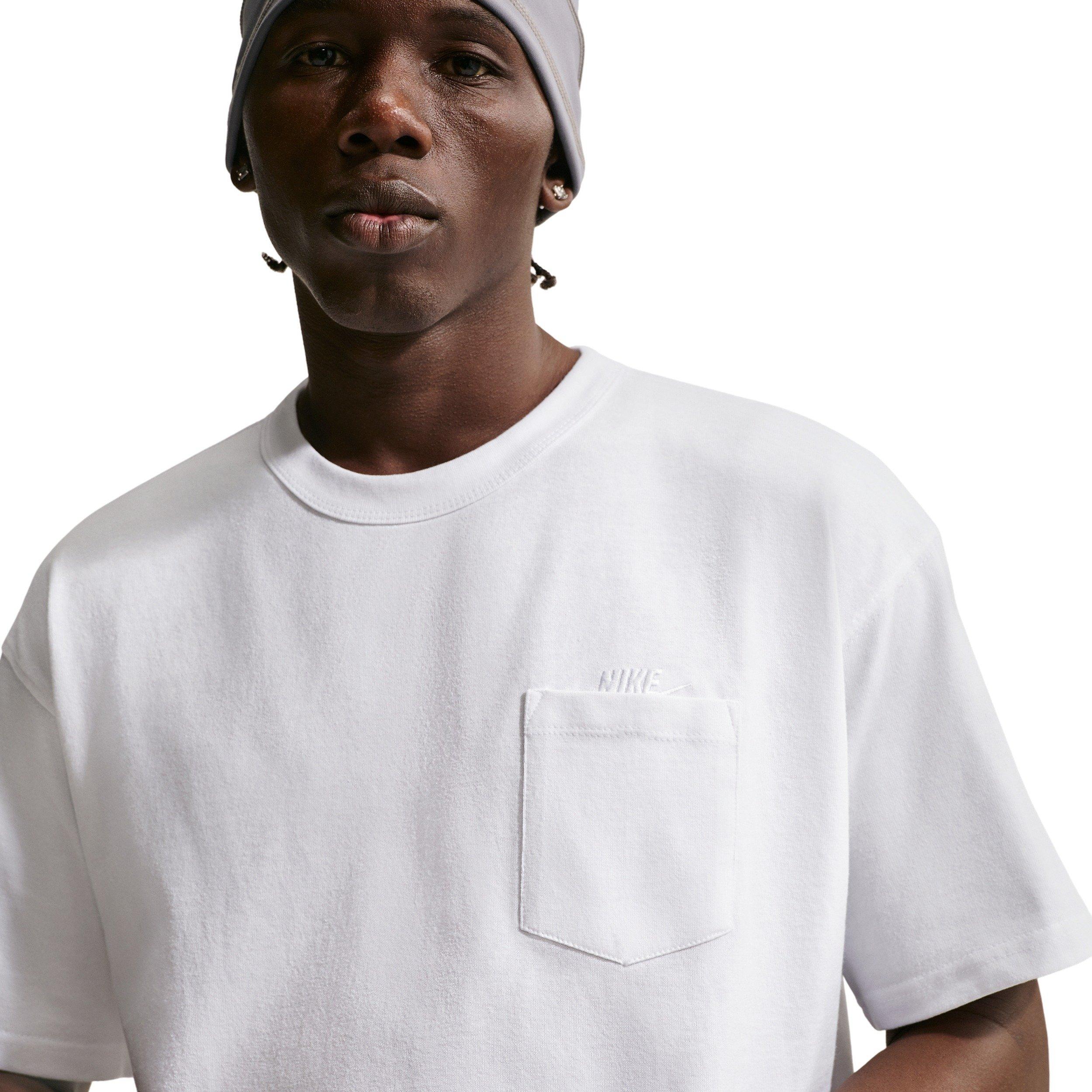 Nike Men's Sportswear LSE Premium Essentials T-Shirt - WHITE Thumbnail View 3