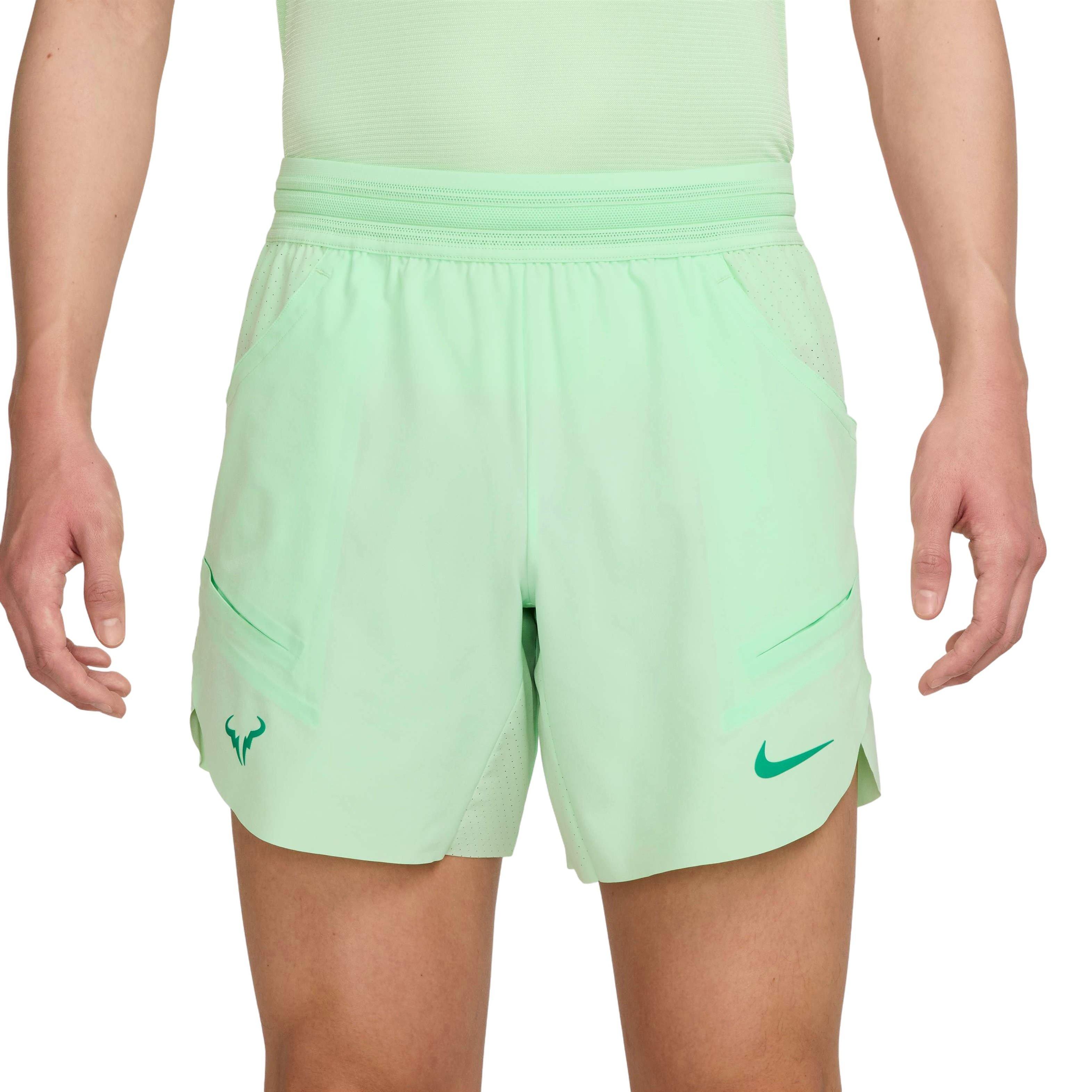 Nike Men's Rafa Dri-FIT ADV 7" Tennis Shorts - GREEN Thumbnail View 1