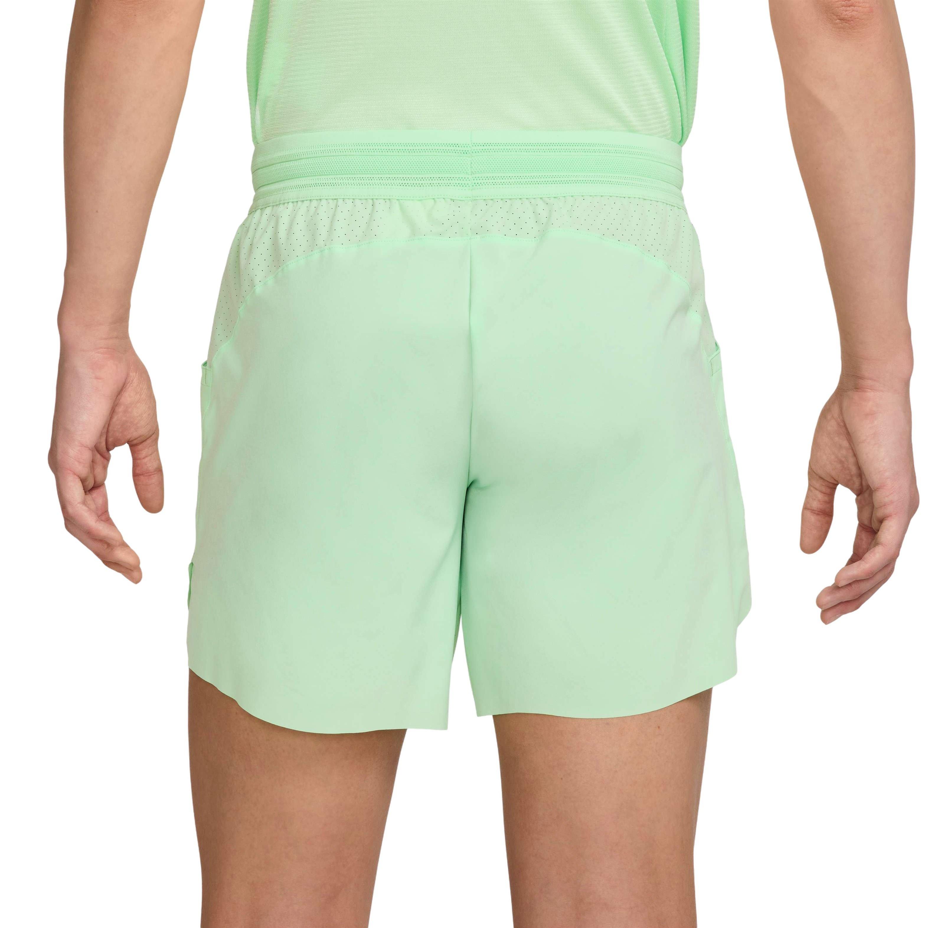 Nike Men's Rafa Dri-FIT ADV 7" Tennis Shorts - GREEN Thumbnail View 2