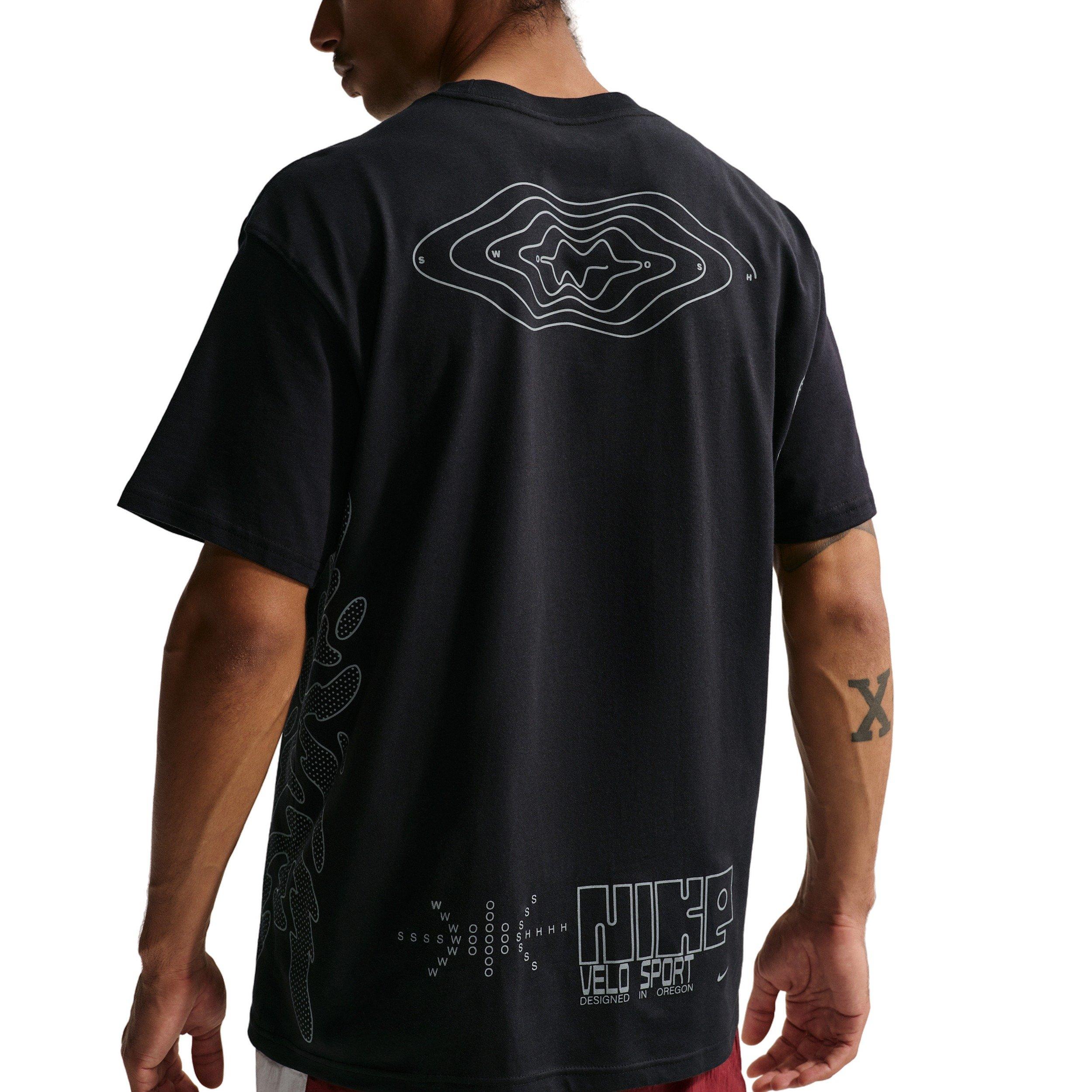 Nike Men's Sportswear LSE Reflective Cycle T-Shirt - Black - BLACK Thumbnail View 2