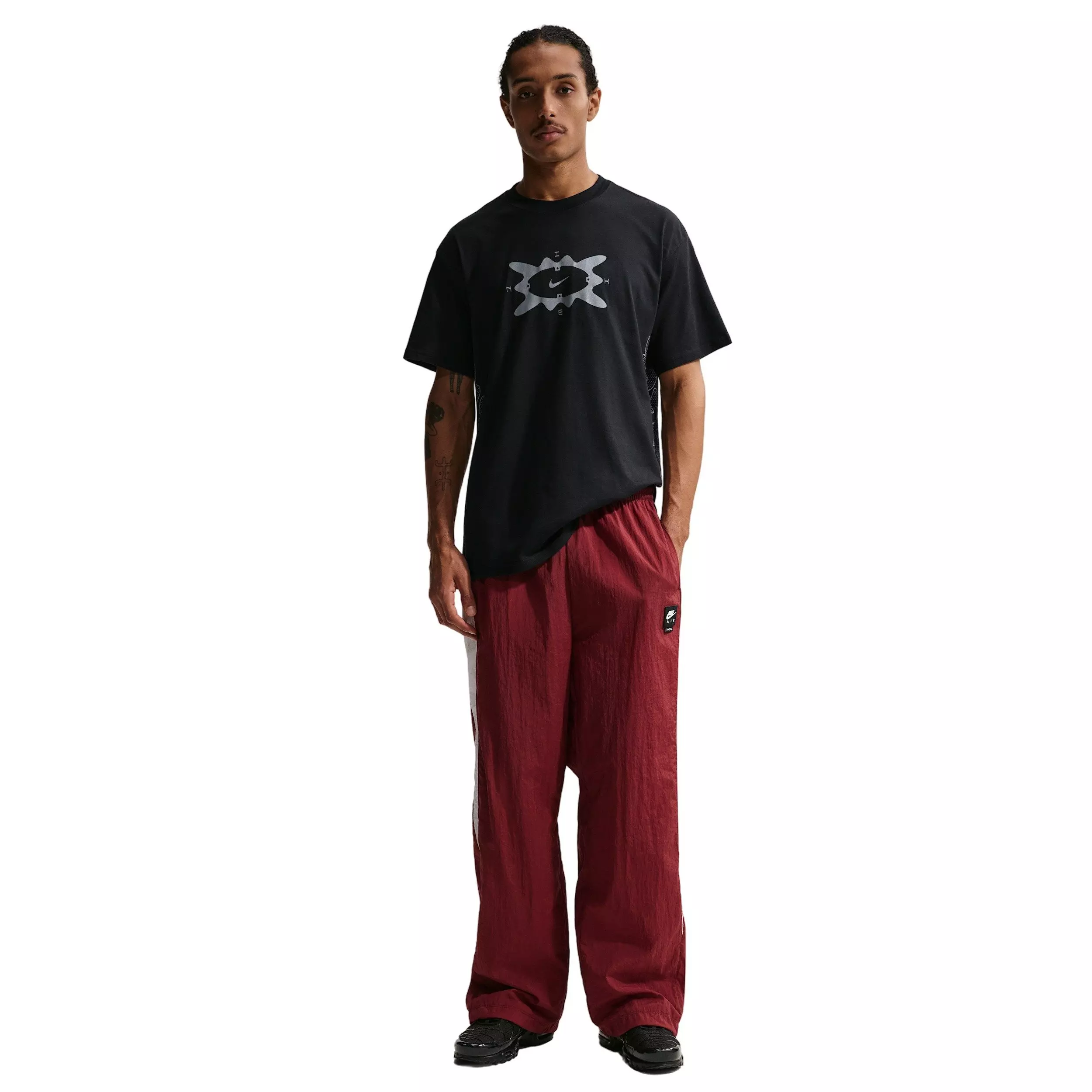 Nike Men's Sportswear LSE Reflective Cycle T-Shirt - Black - BLACK