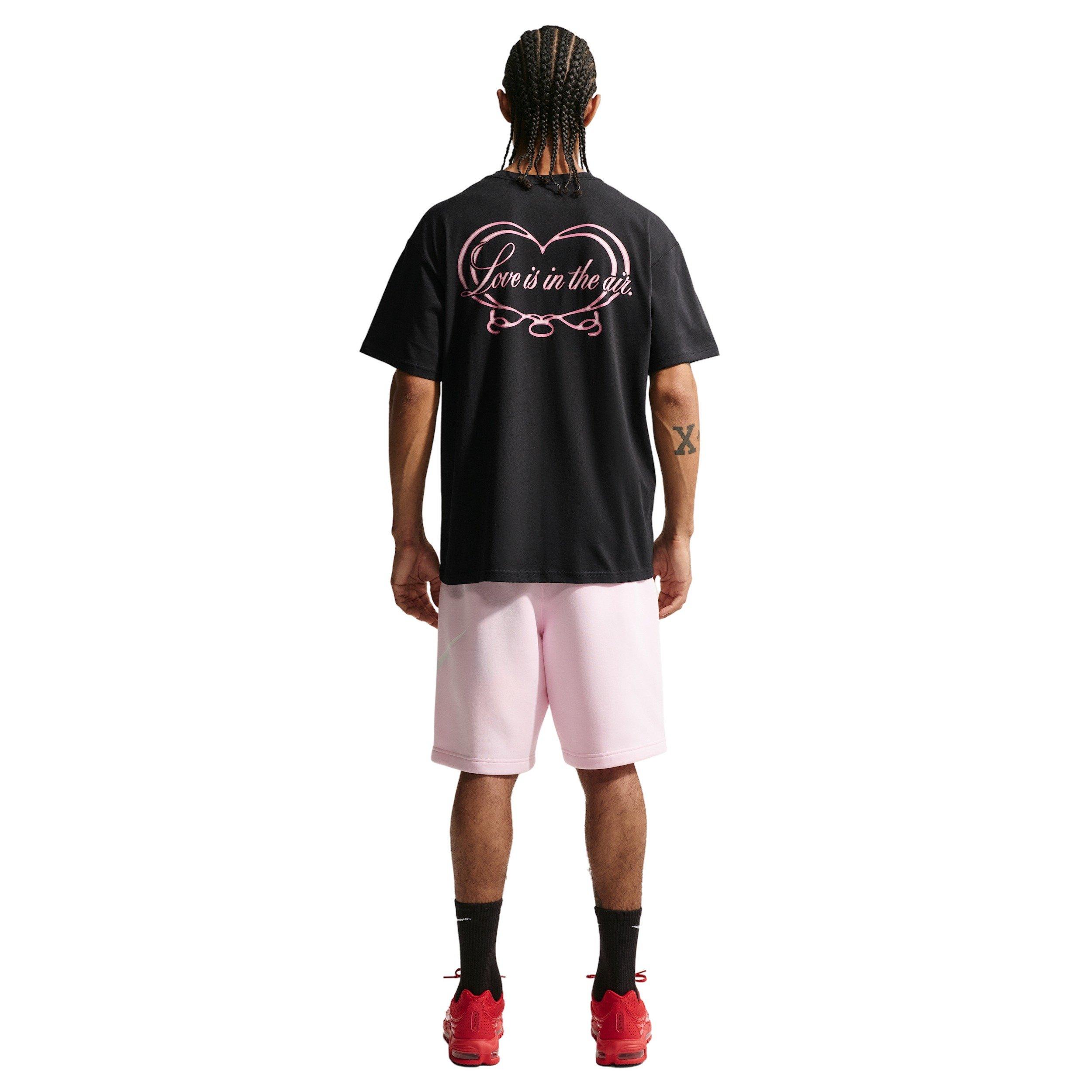 Nike Men's Sportswear Love In Air T-Shirt - BLACK Thumbnail View 5