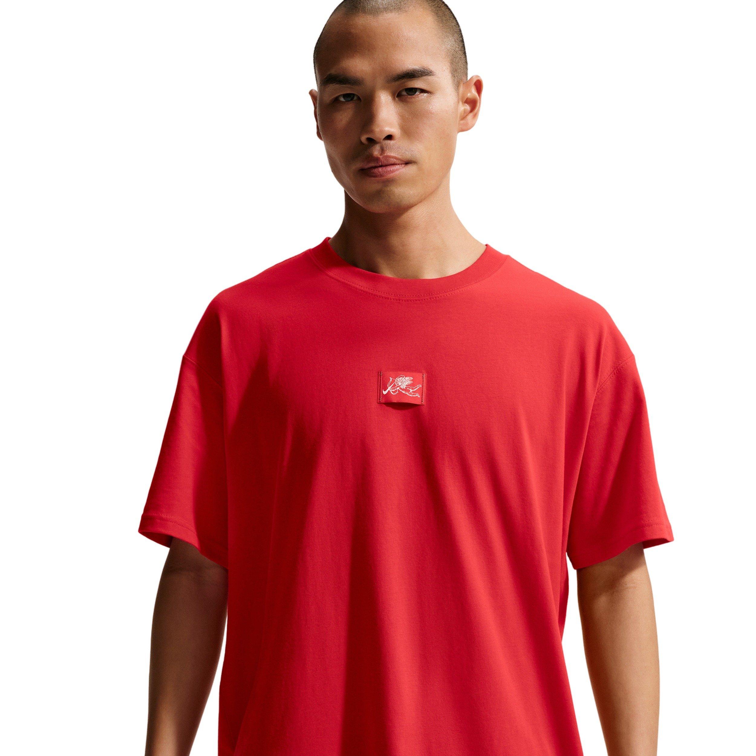 Nike Men's Sportswear Love In Air T-Shirt - CRIMSON Thumbnail View 1