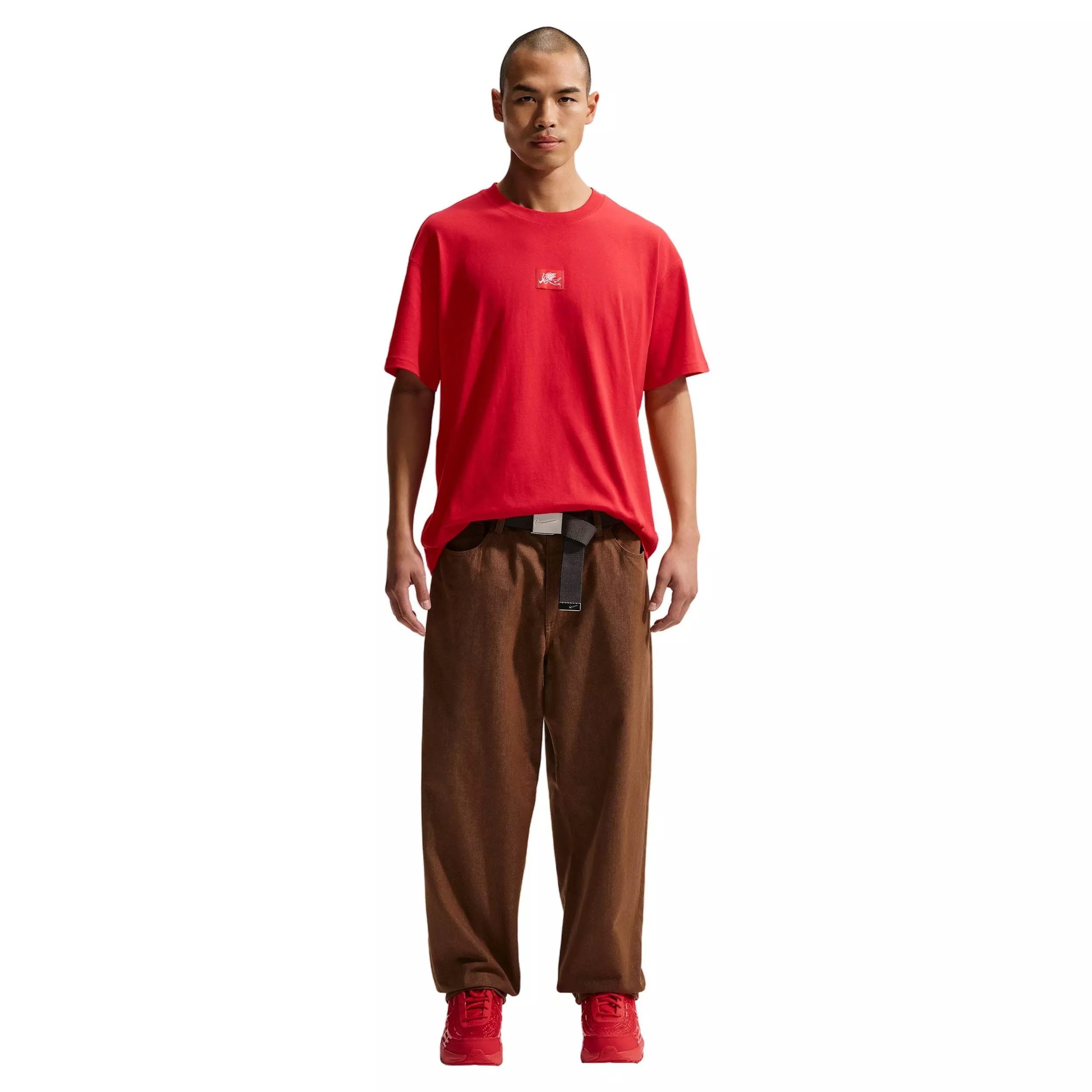 Nike Men's Sportswear Love In Air T-Shirt - CRIMSON