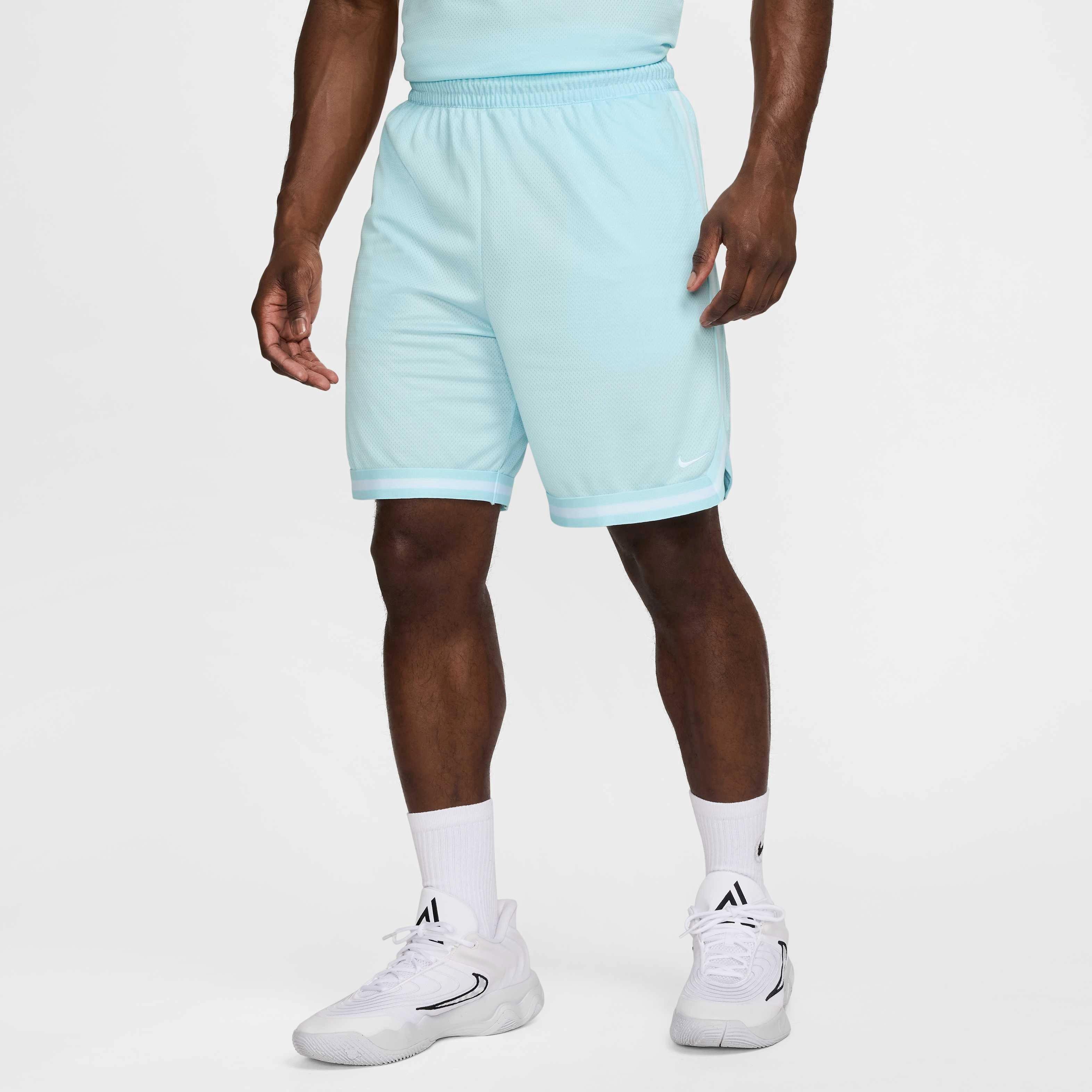 Nike Men's DNA Dri-FIT 8" Basketball Shorts -Blue - BLUE Thumbnail View 3