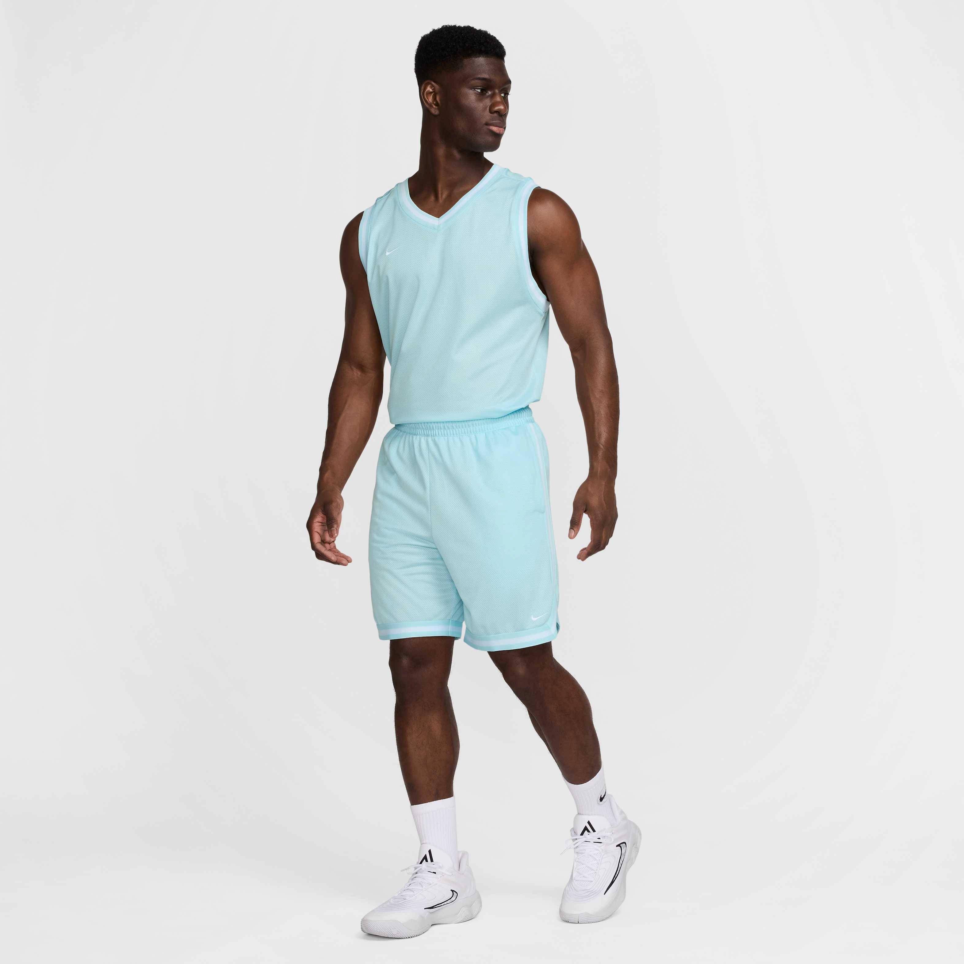 Nike Men's DNA Dri-FIT 8" Basketball Shorts -Blue - BLUE Thumbnail View 8