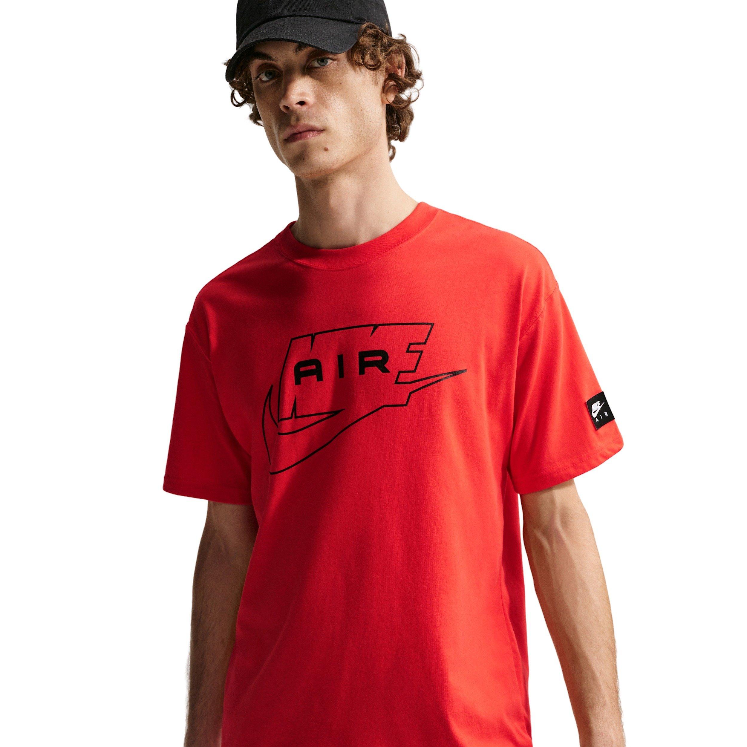 Nike Men's Sportswear LSE Air T-Shirt - CRIMSON Thumbnail View 1
