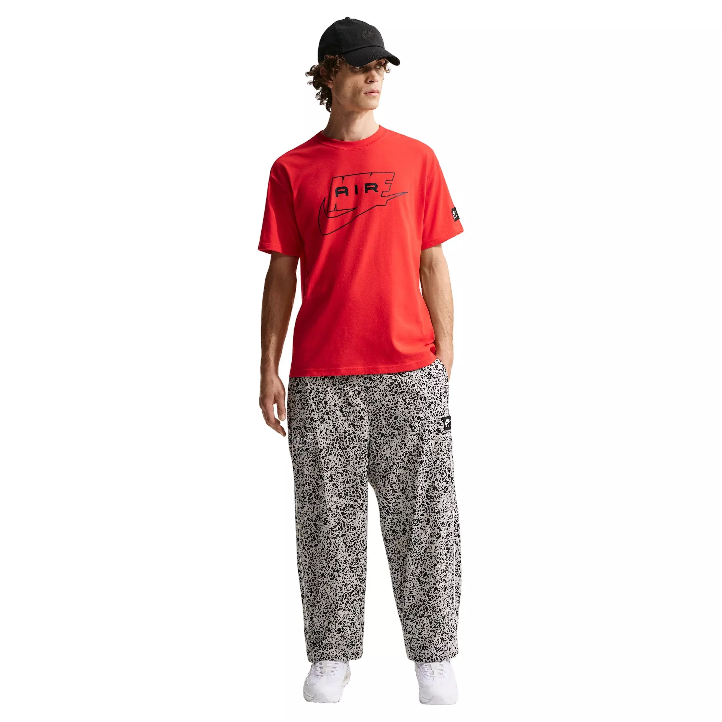 Nike Men's Sportswear LSE Air T-Shirt - CRIMSON