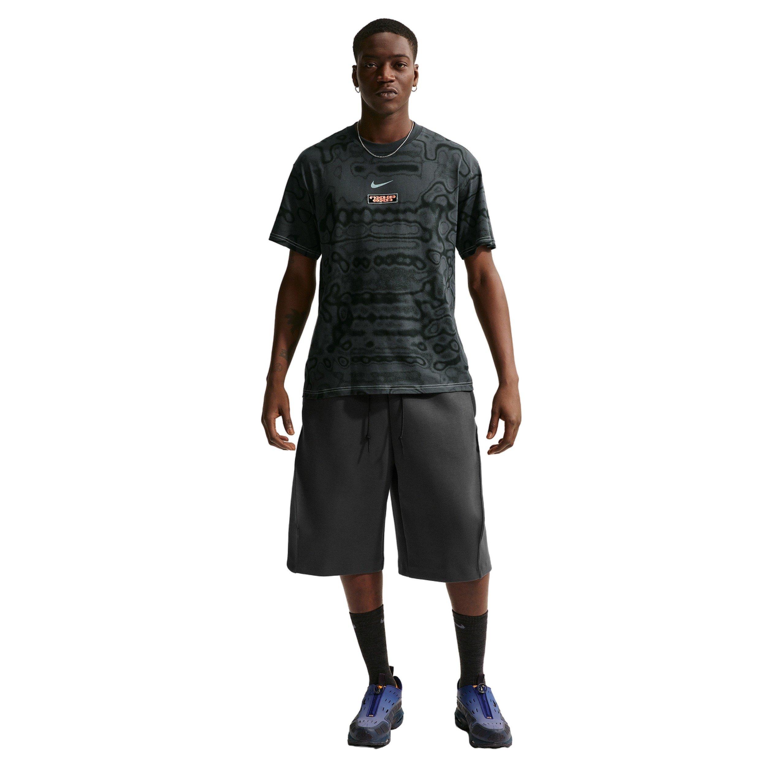 Nike Men's Sportswear LSE AM Day AOP T-Shirt - GREY Thumbnail View 4