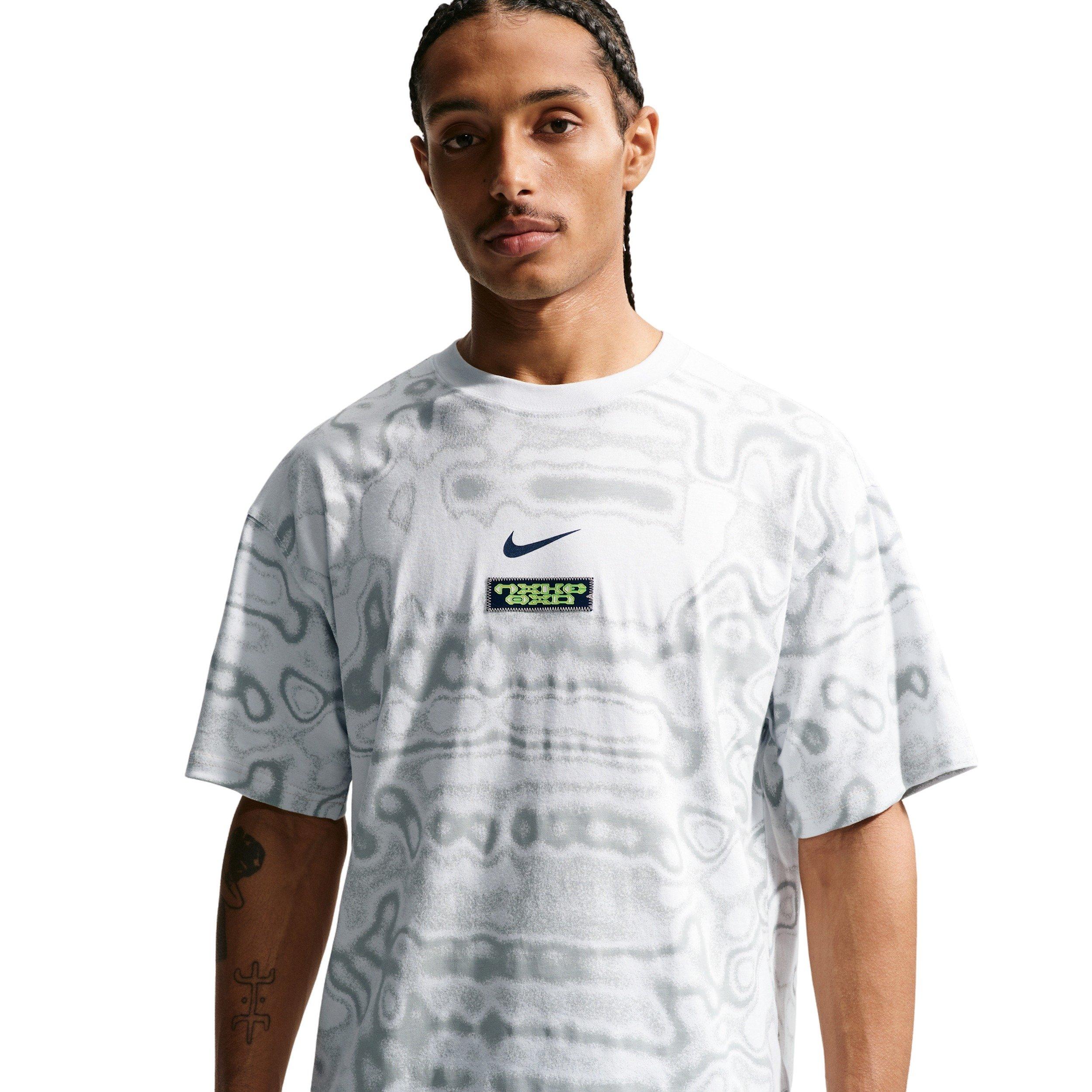 Nike Men's Sportswear LSE AM Day AOP T-Shirt - WHITE Thumbnail View 1