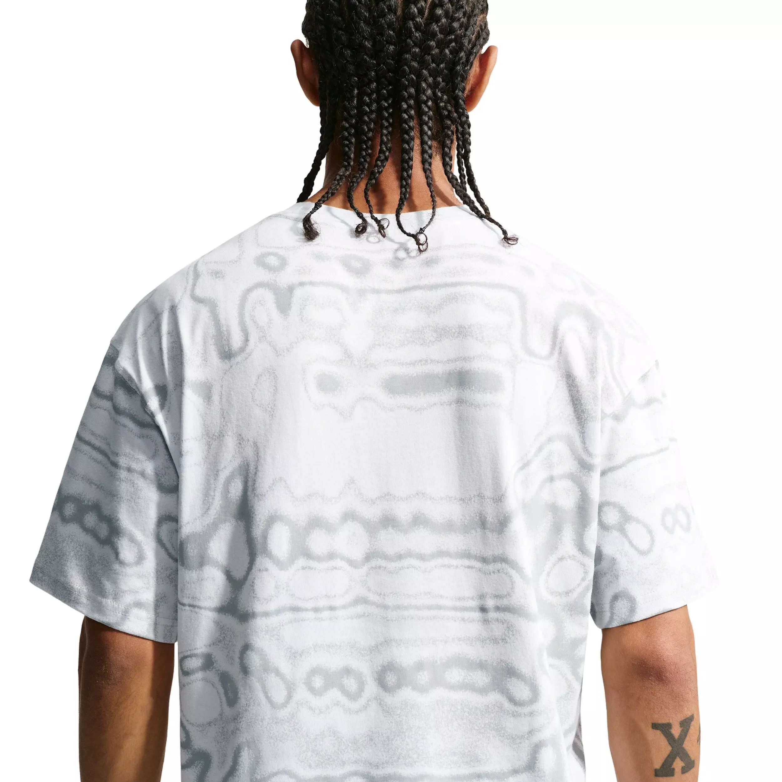 Nike Men's Sportswear LSE AM Day AOP T-Shirt - WHITE