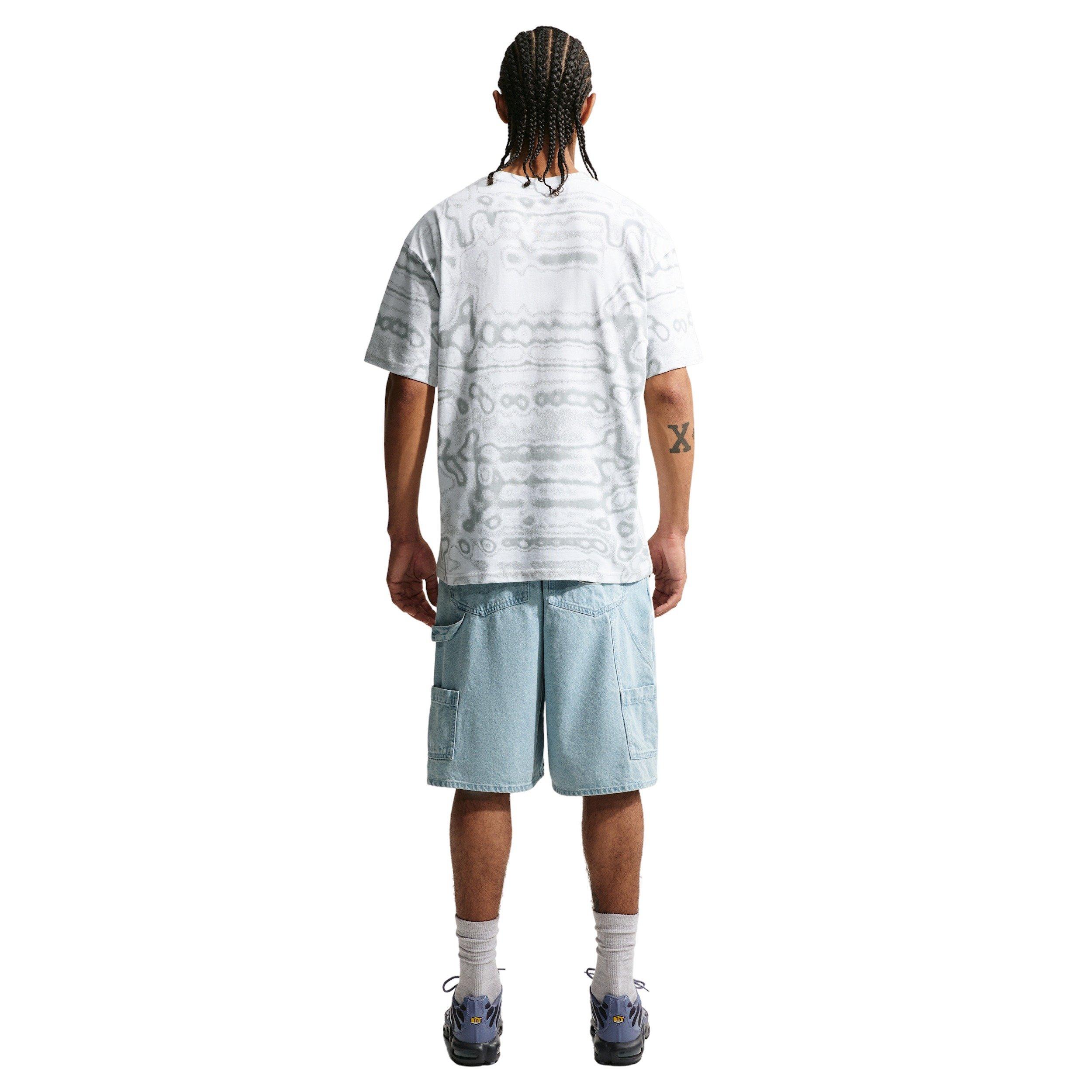Nike Men's Sportswear LSE AM Day AOP T-Shirt - WHITE Thumbnail View 5