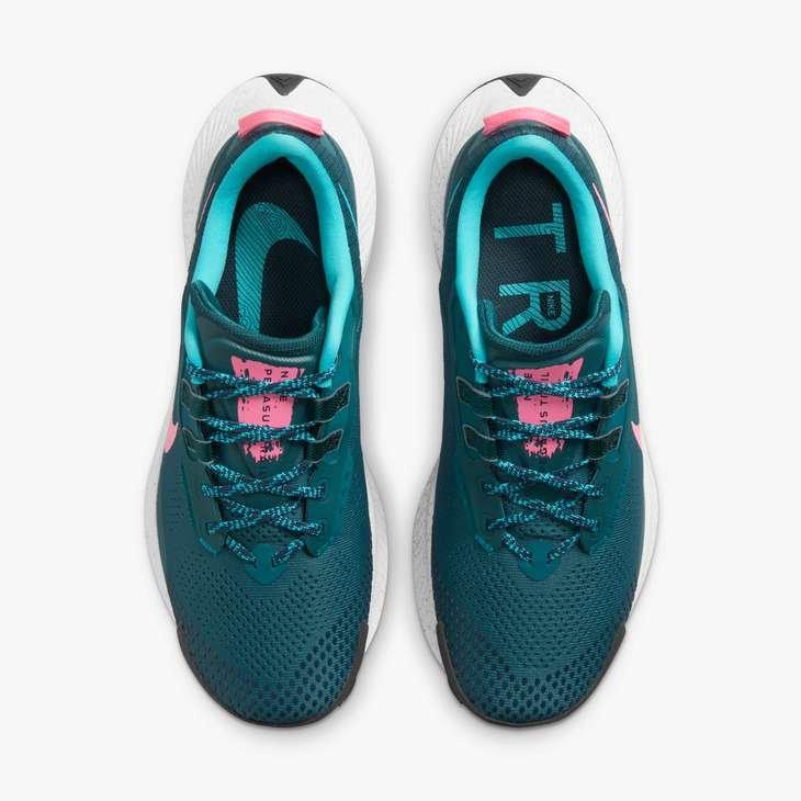 Nike Pegasus Trail 3 "Dark Teal Green/Pink" Women's Trail Running Shoe - GREEN Thumbnail View 4
