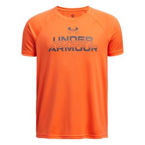 Under Armour Big Boys' Tech Split Wordmark Short Sleeve Tee