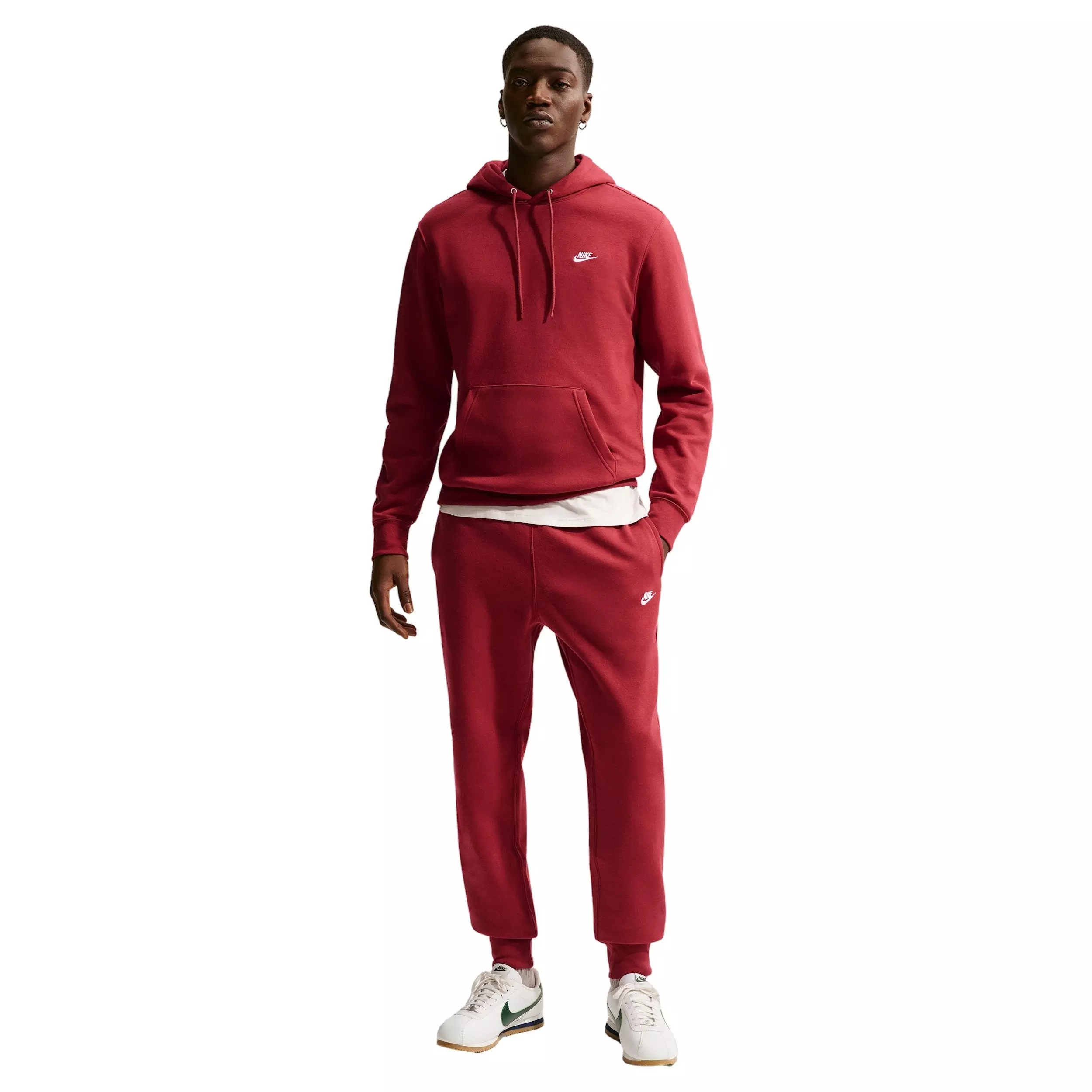 Nike Men's Club Joggers - CRIMSON