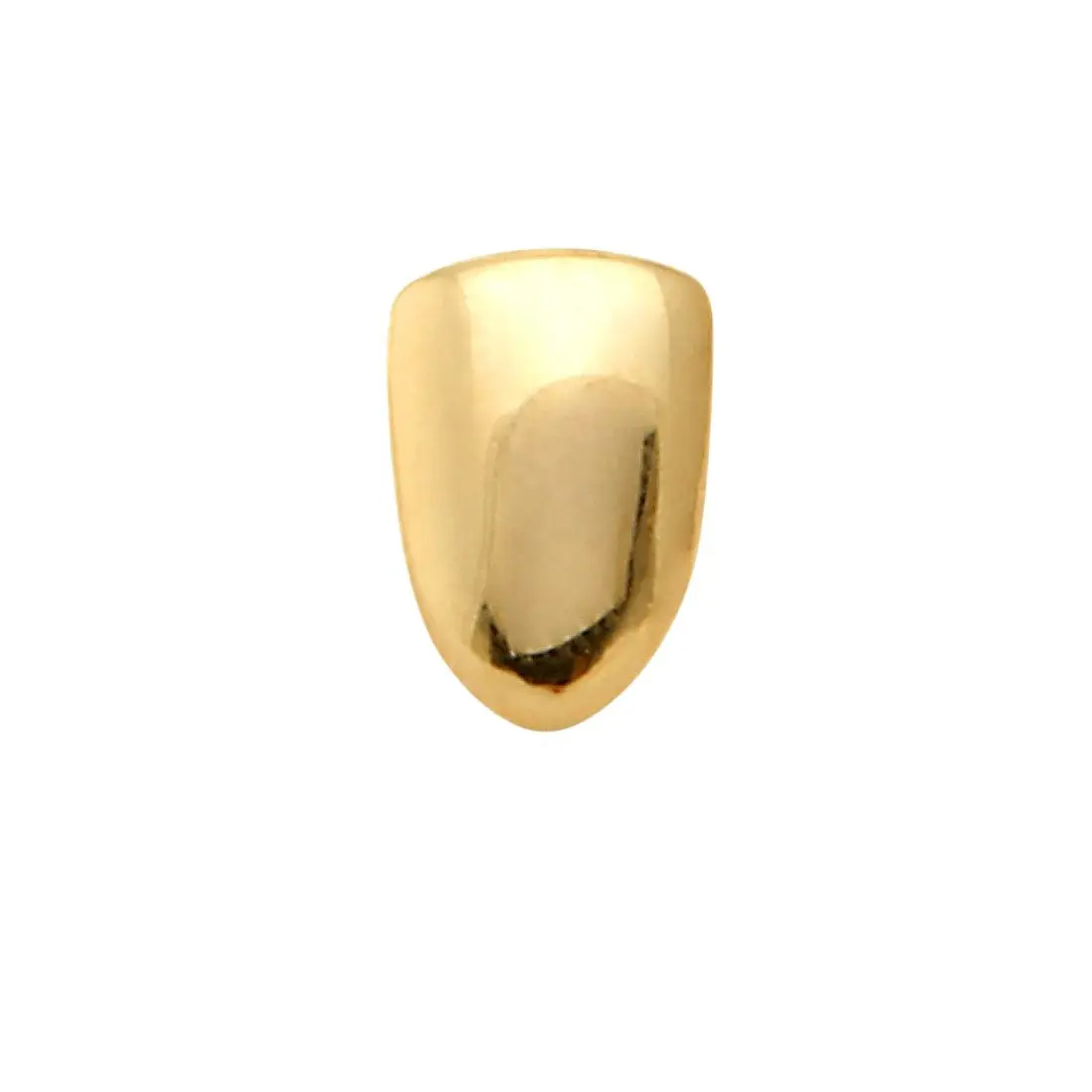 King Ice Single Tooth Cap Grillz - Gold - GOLD