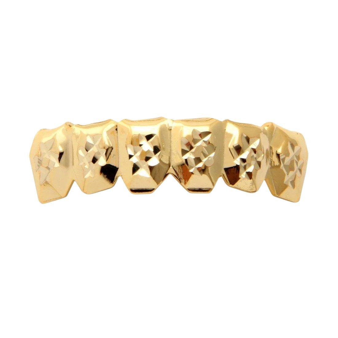 King Ice Diamond Cut Grillz - GOLD