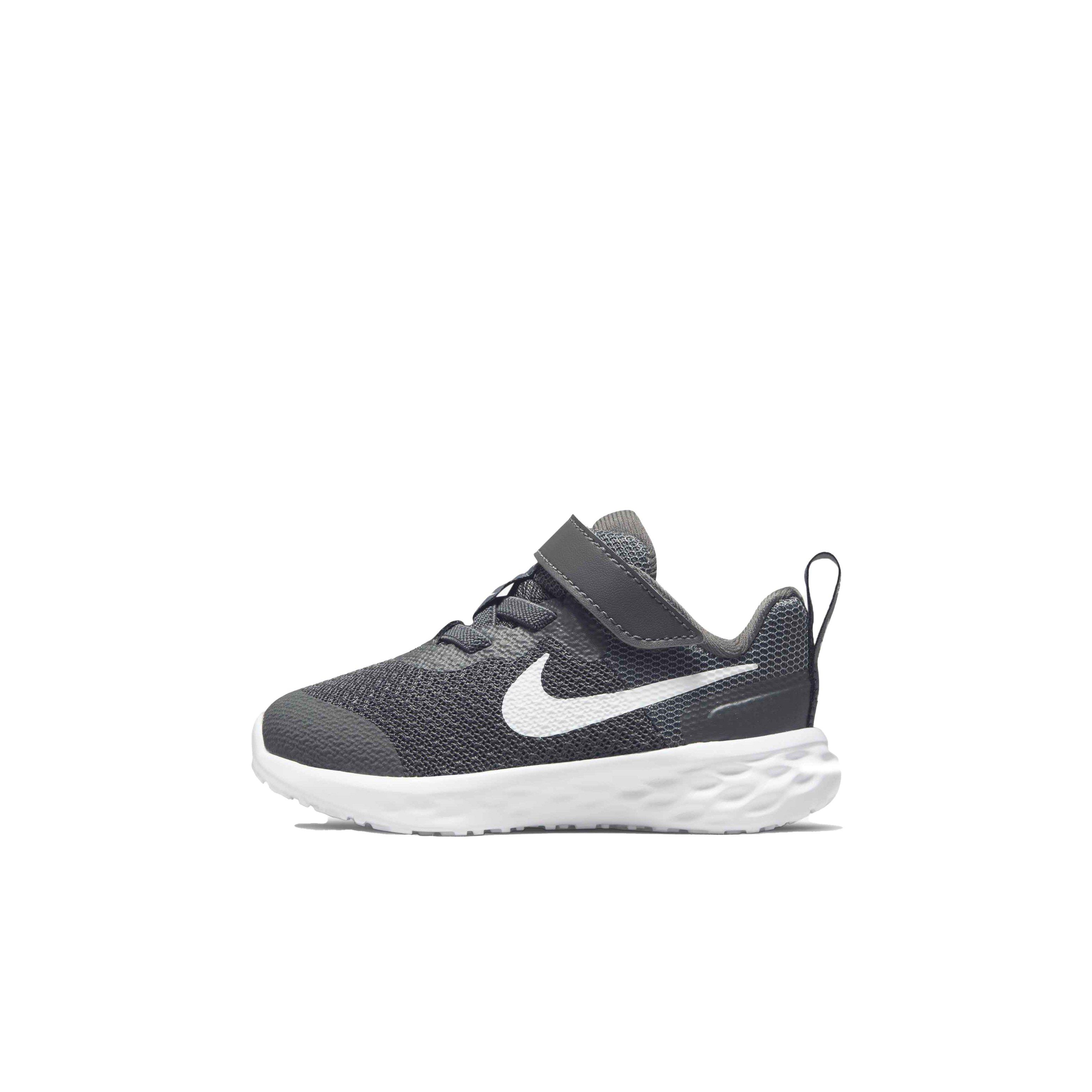 Nike Revolution 6 "Iron Grey/White/Smoke Grey" Infant Boys' Running Shoe