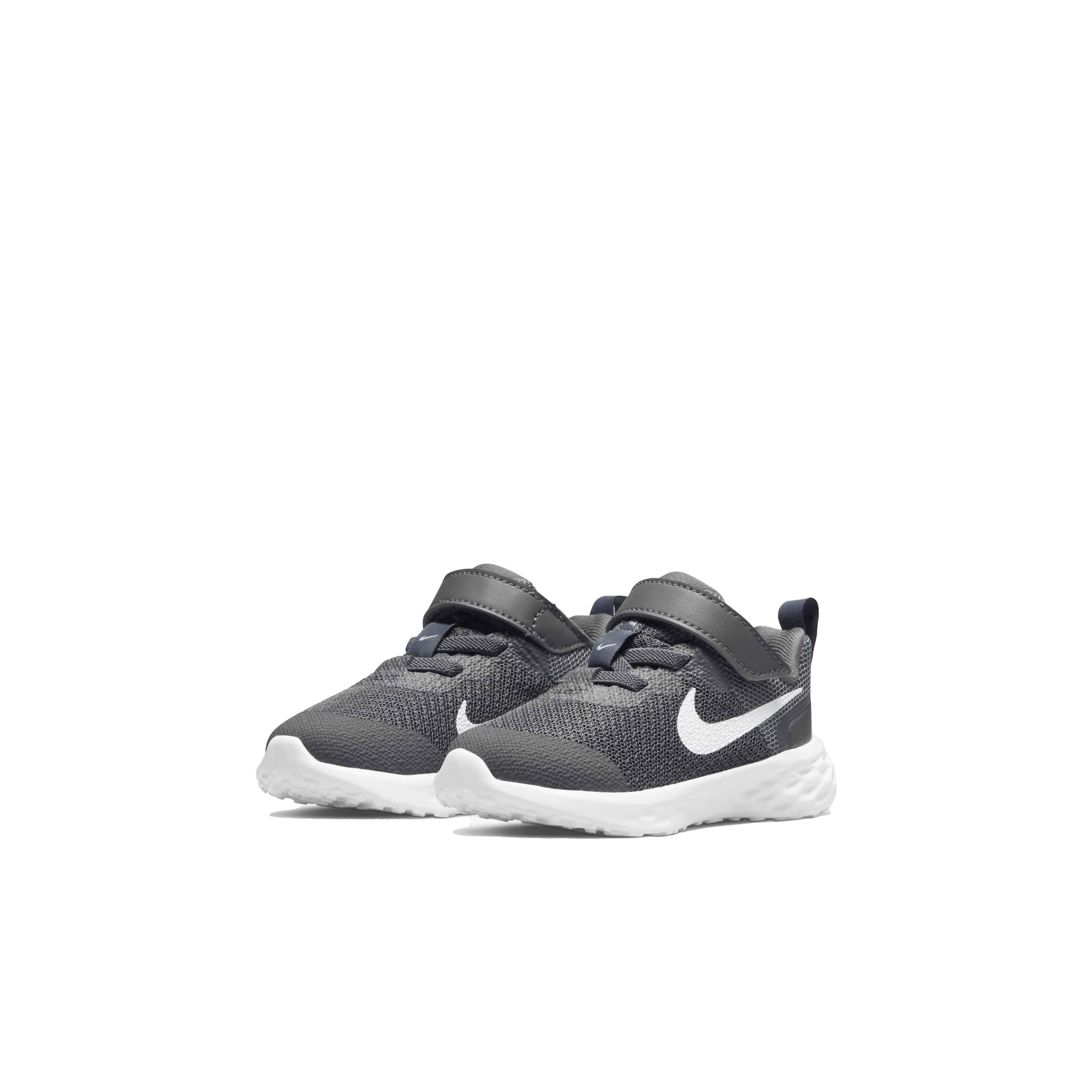 Nike Revolution 6 "Iron Grey/White/Smoke Grey" Infant Boys' Running Shoe