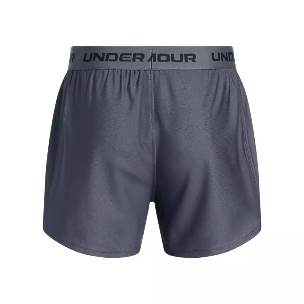 Under Armour Girls' Tech Play Up Shorts - GREY