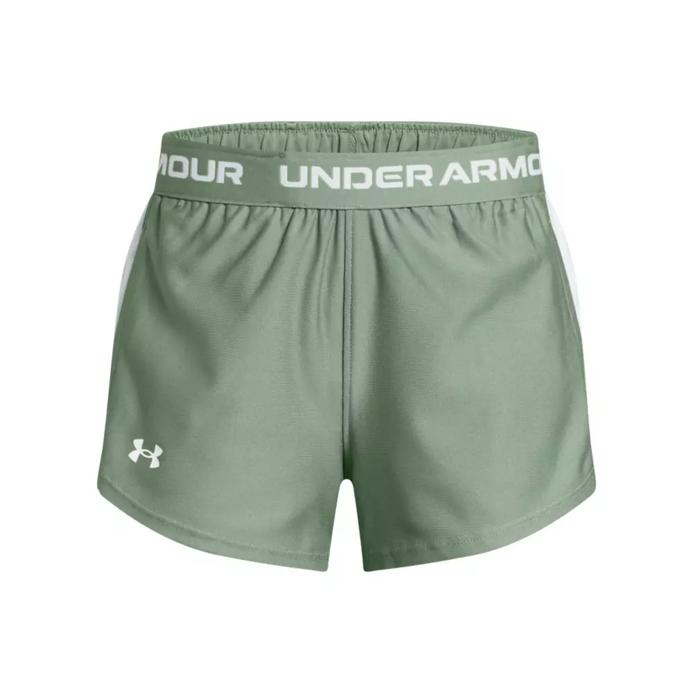 Under Armour Girls' Tech Play Up Shorts - GREEN
