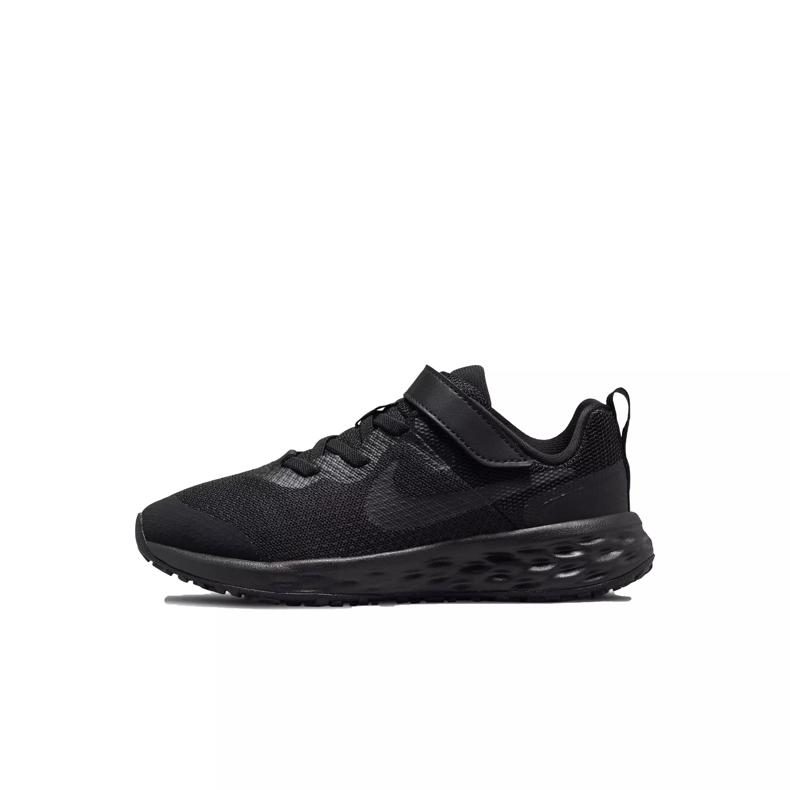 Nike Revolution 6 "Black/Black/Dark Smoke Grey" Preschool Boys' Running Shoe - BLACK