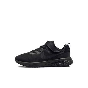 Nike Revolution 6 "Black/Black/Dark Smoke Grey" Preschool Boys' Running Shoe