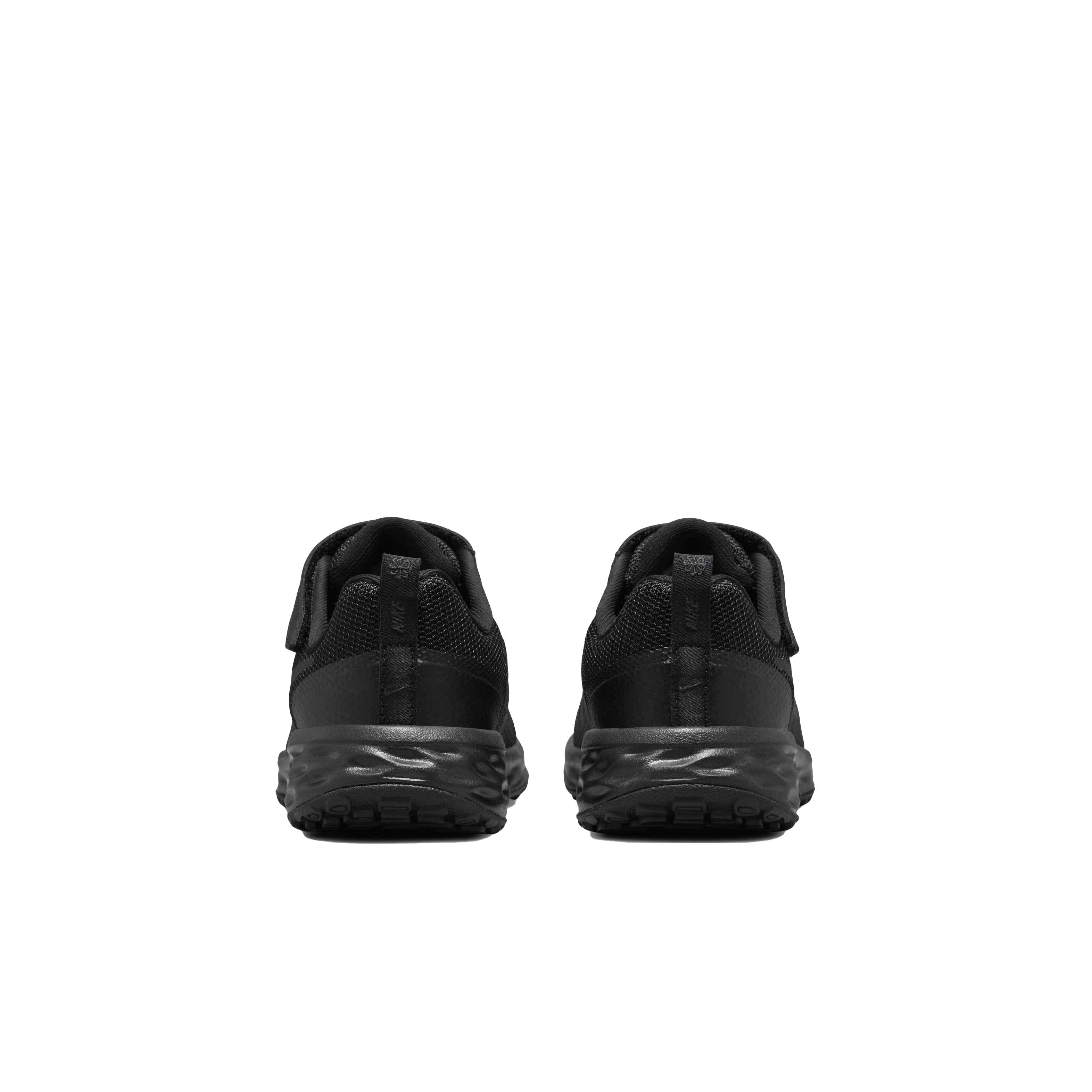 Nike Revolution 6 "Black/Black/Dark Smoke Grey" Preschool Boys' Running Shoe - BLACK Thumbnail View 5