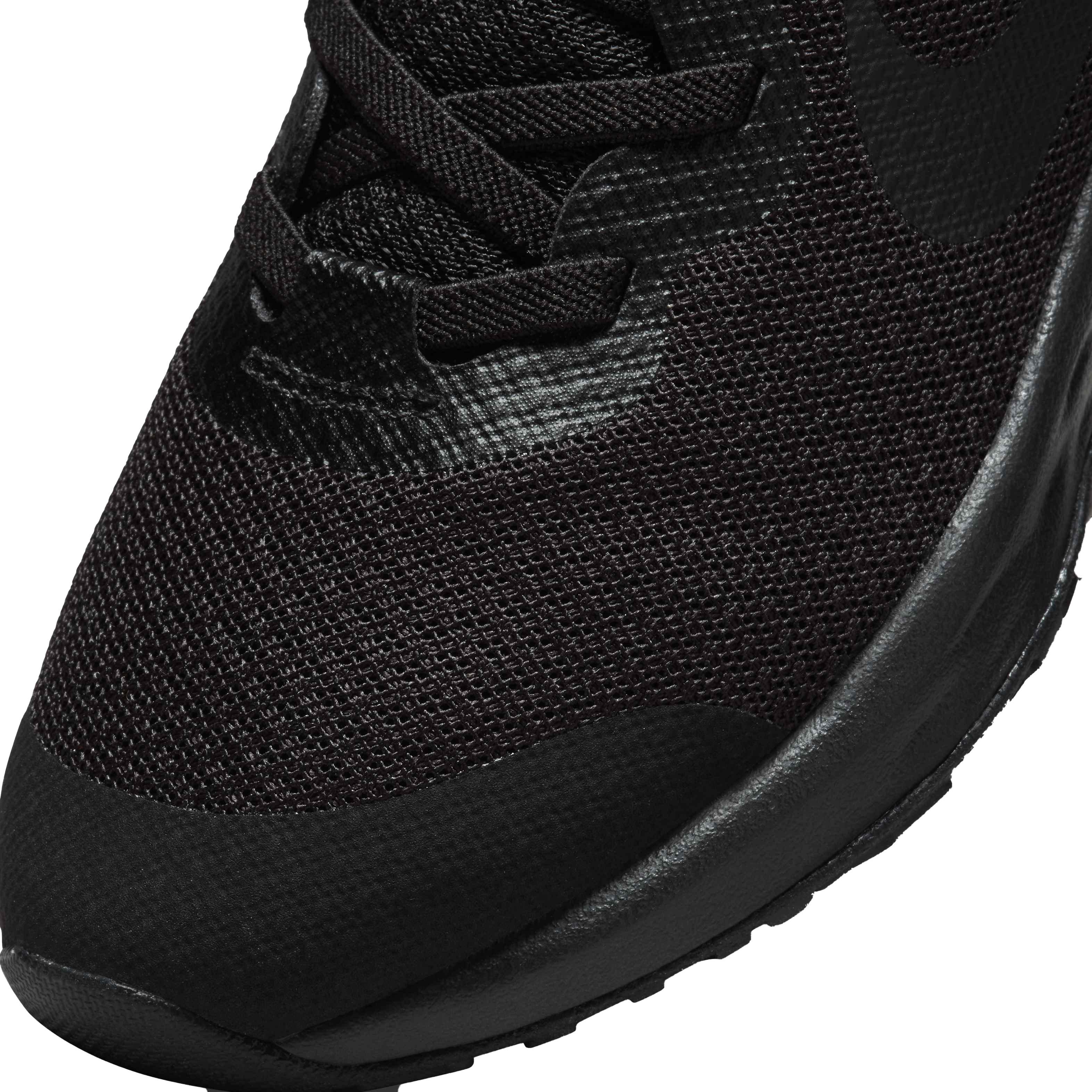 Nike Revolution 6 "Black/Black/Dark Smoke Grey" Preschool Boys' Running Shoe - BLACK Thumbnail View 7