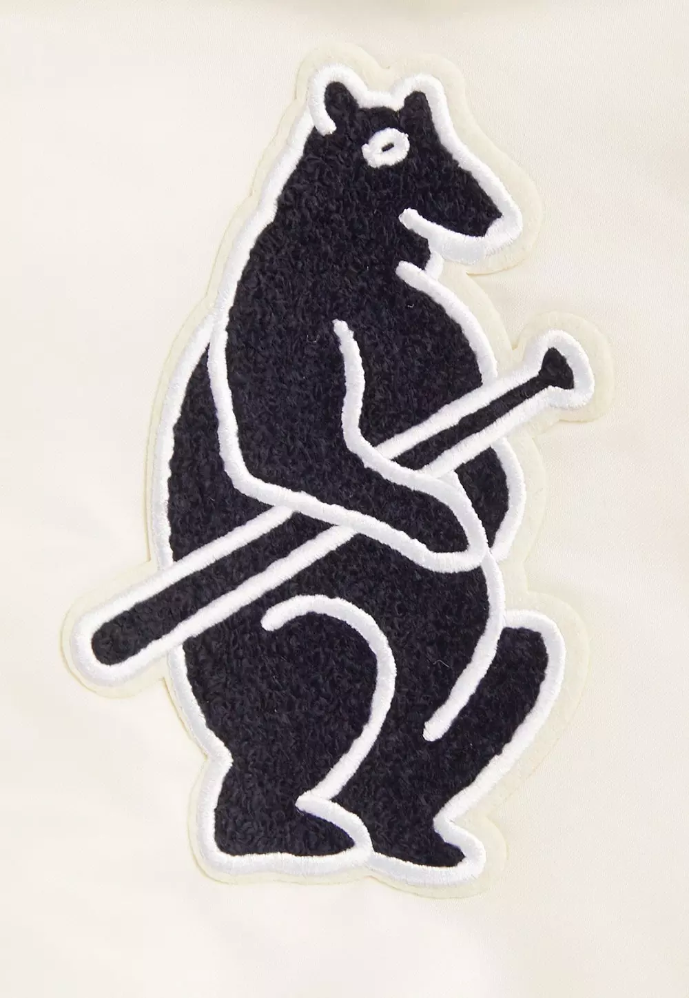 Pro Standard Men's MLB Chicago Cubs Retro Classic Rib Satin Jacket -Eggshell/Navy - EGGSHELL/NAVY