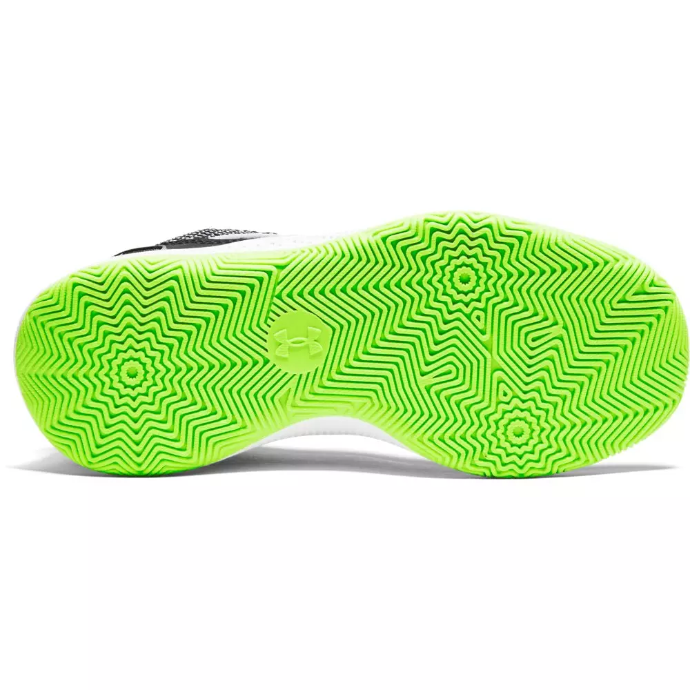 Under Armour Curry 3Z 24 "Black/Green/White" Grade School Boys' Basketball Shoe - BLACK/GREEN/WHITE