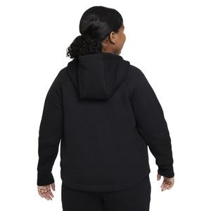 Nike Big Girls' Sportswear Tech Fleece FZ Long-Sleeve Jacket -Black