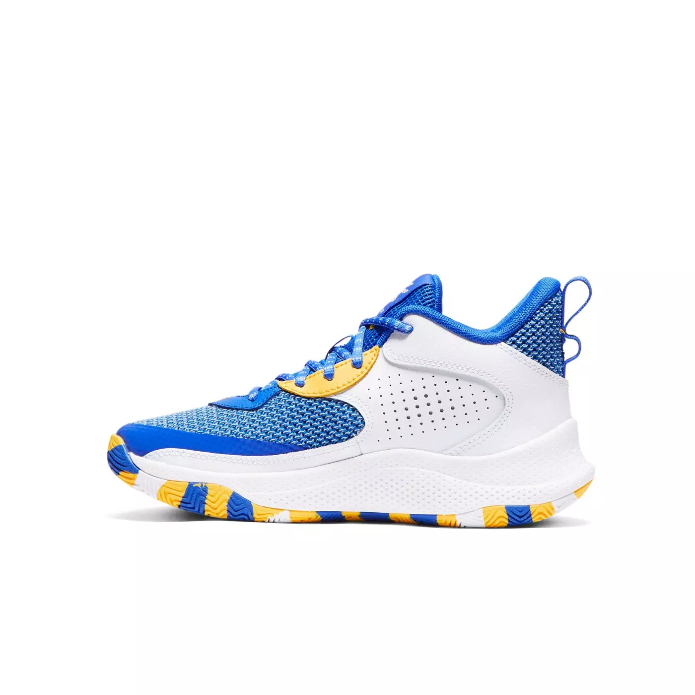Under Armour Curry 3Z 24 "Team Royal/White/Taxi" Grade School Boys' Basketball Shoe - ROYAL/WHITE/TAXI