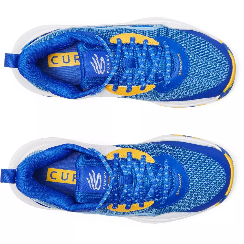 Under Armour Curry 3Z 24 "Team Royal/White/Taxi" Grade School Boys' Basketball Shoe - ROYAL/WHITE/TAXI