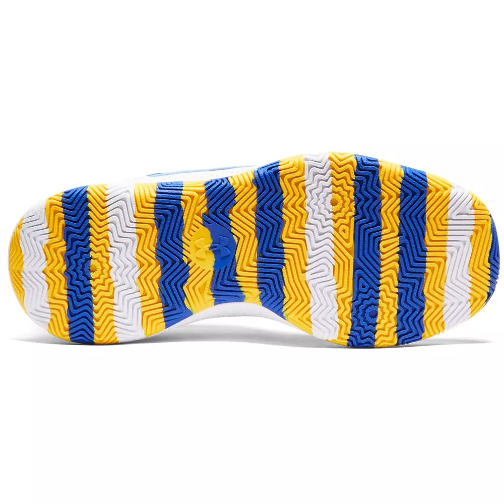 Under Armour Curry 3Z 24 "Team Royal/White/Taxi" Grade School Boys' Basketball Shoe - ROYAL/WHITE/TAXI