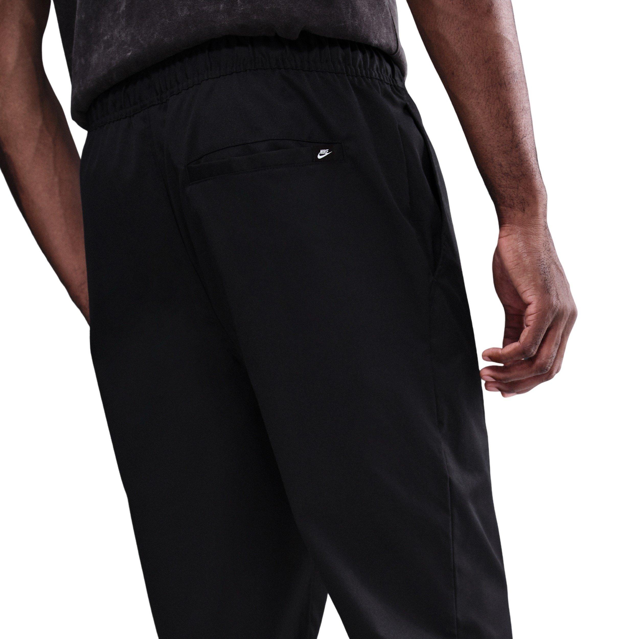 Nike Men's Club Woven Tapered Pants - BLACK Thumbnail View 2