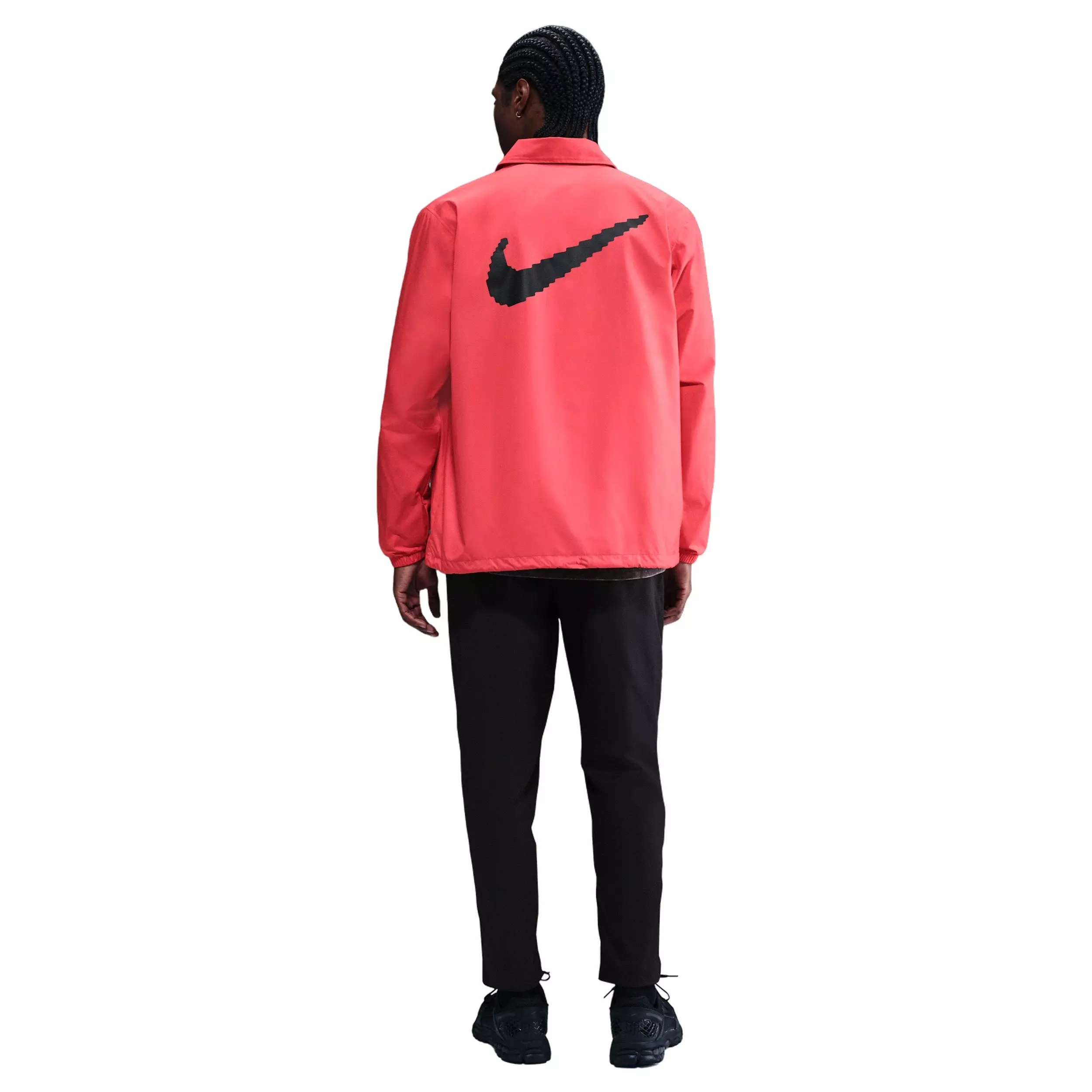 Nike Men's Club Woven Tapered Twill Pants - BLACK