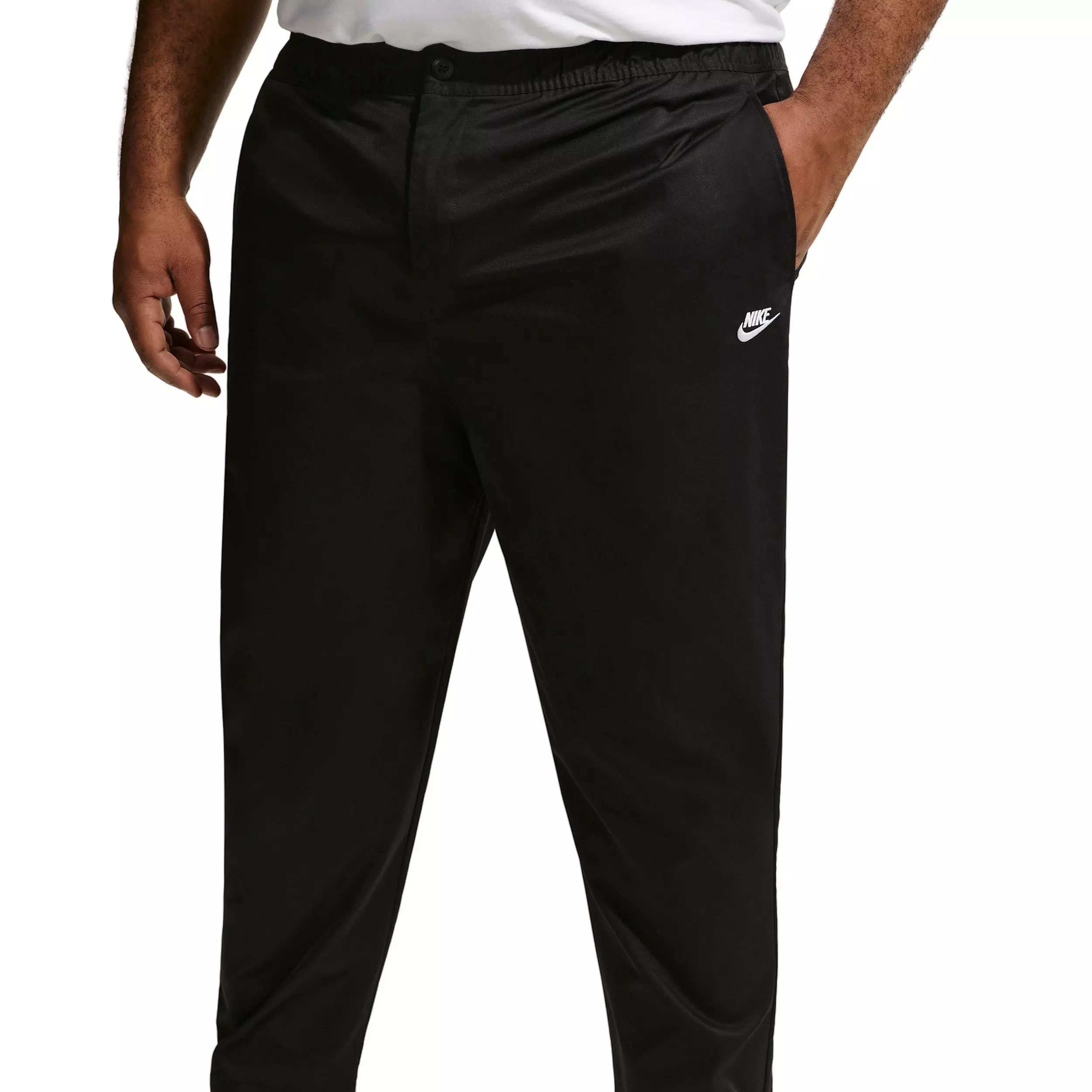 Nike Men's Club Woven Tapered Pants - BLACK